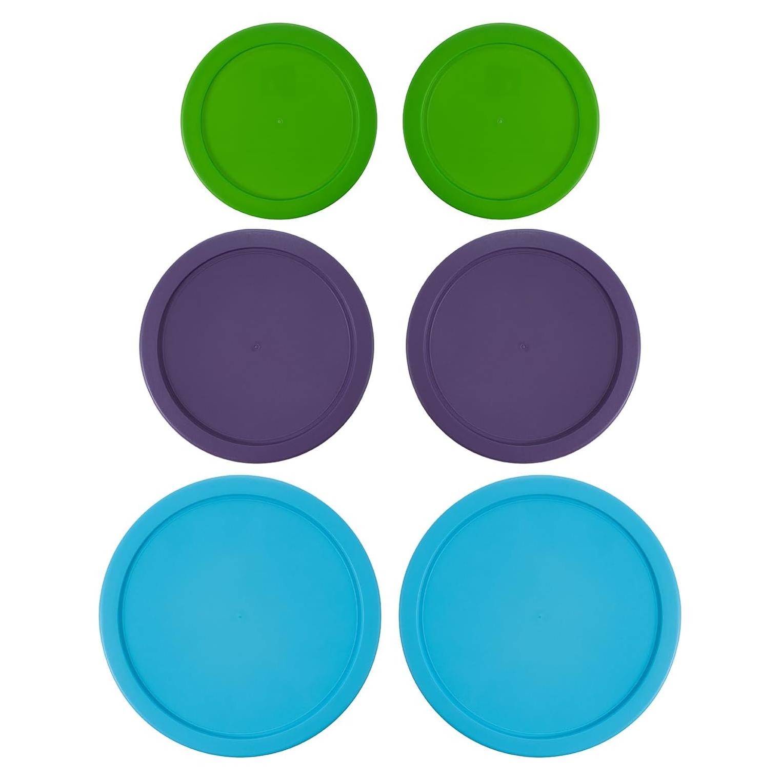 Set de 6 Tapas de Reemplazo para Contenedores Pyrex