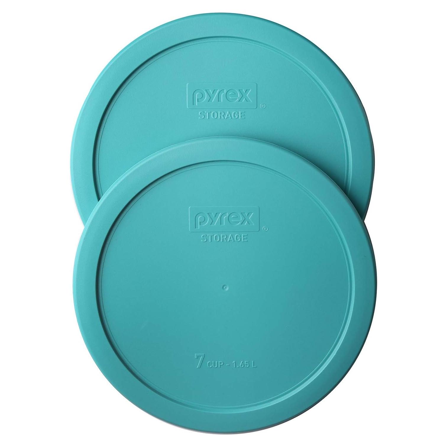 Tapa de Almacenamiento Pyrex 7402-PC Turquesa 6/7 Tazas (2-Pack)
