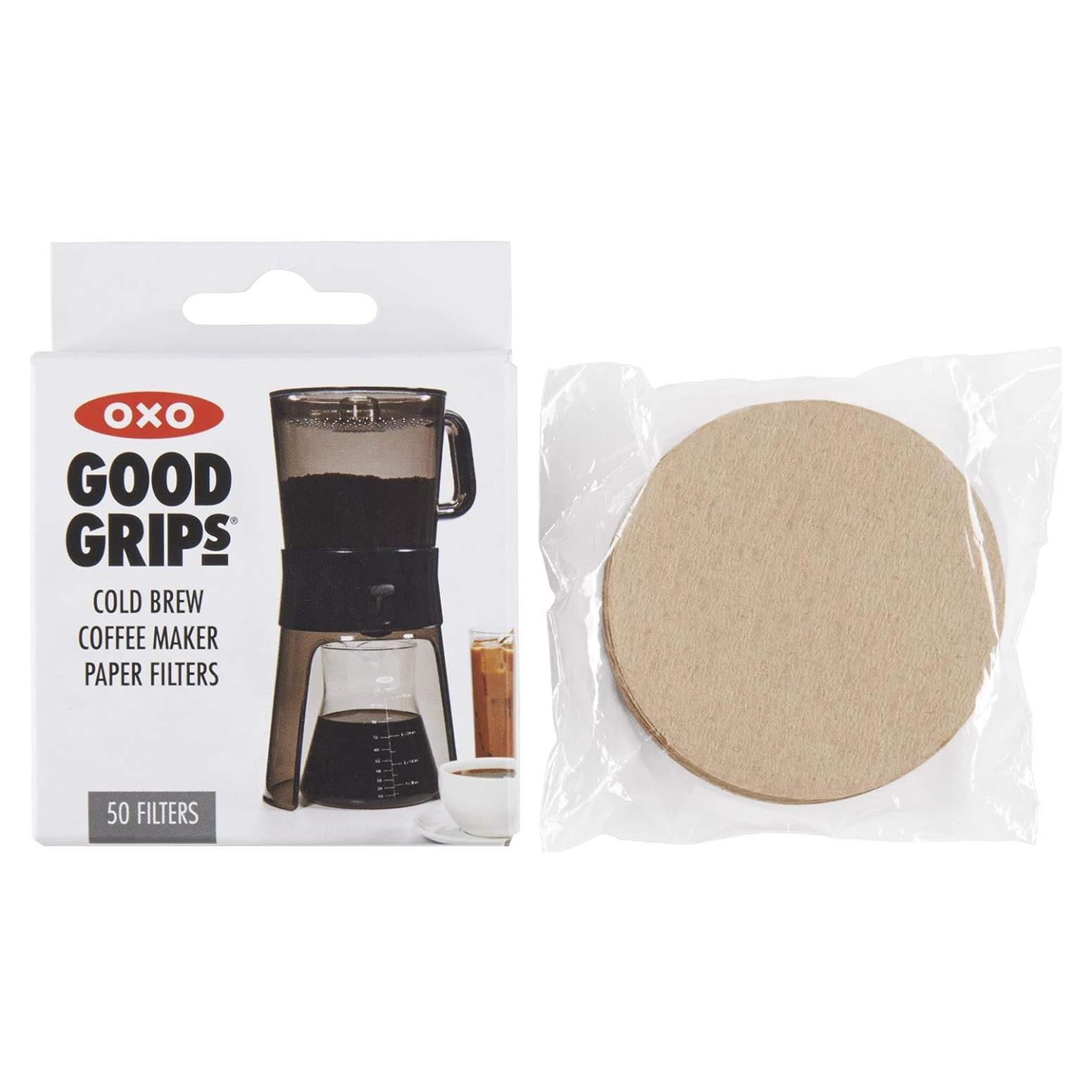 Filtros de papel OXO Good Grips para cafetera de frío, 50 unidades