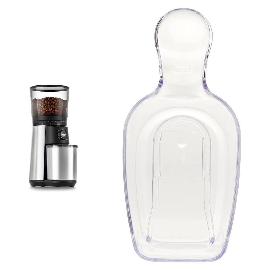 Molinillo de Café OXO Brew + Cucharón POP 30 mL Plateado