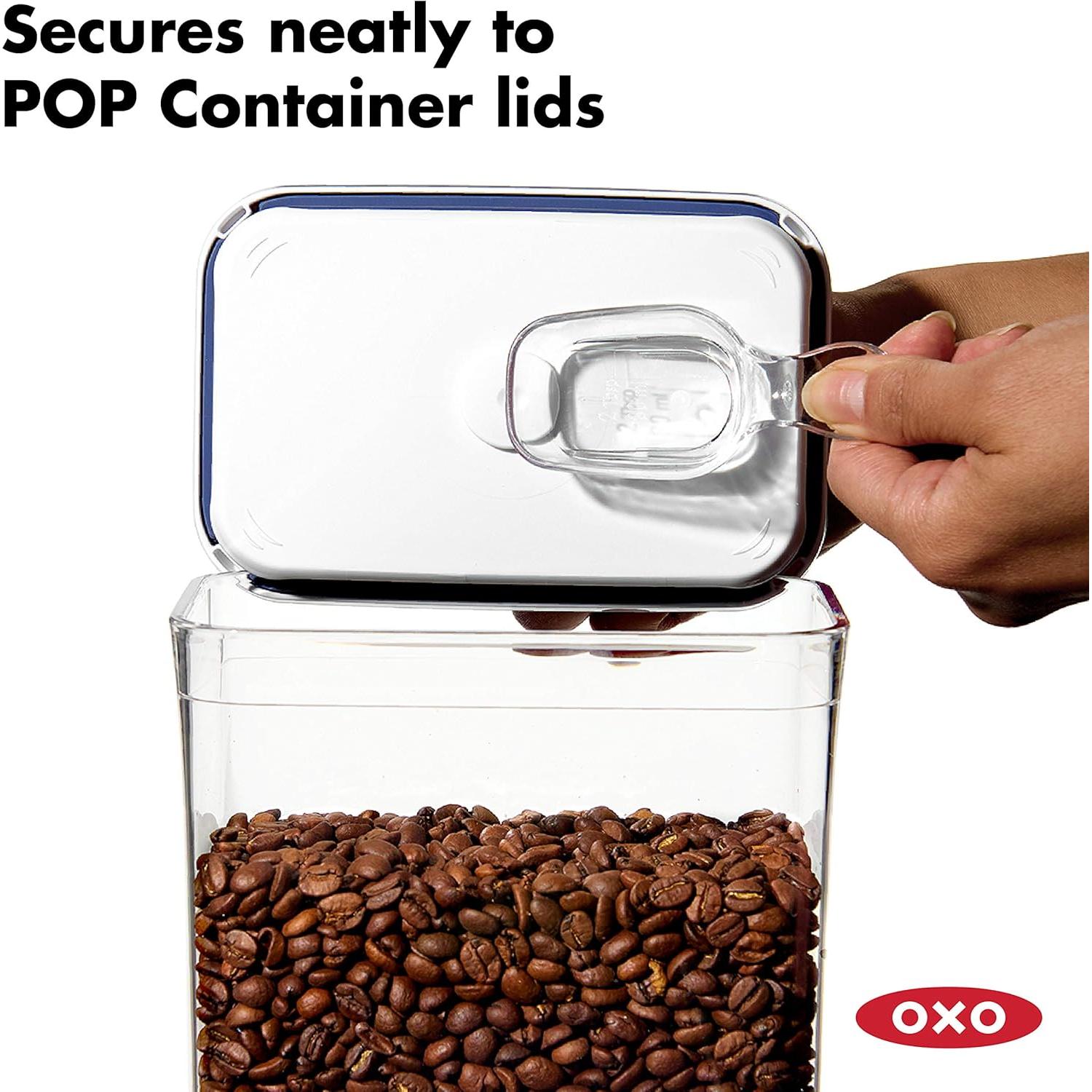 Molinillo de Café OXO Brew + Cucharón POP 30 mL Plateado