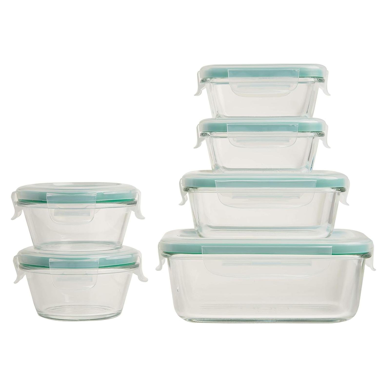 Contenedor Hermético de Vidrio OXO Good Grips 12 Piezas