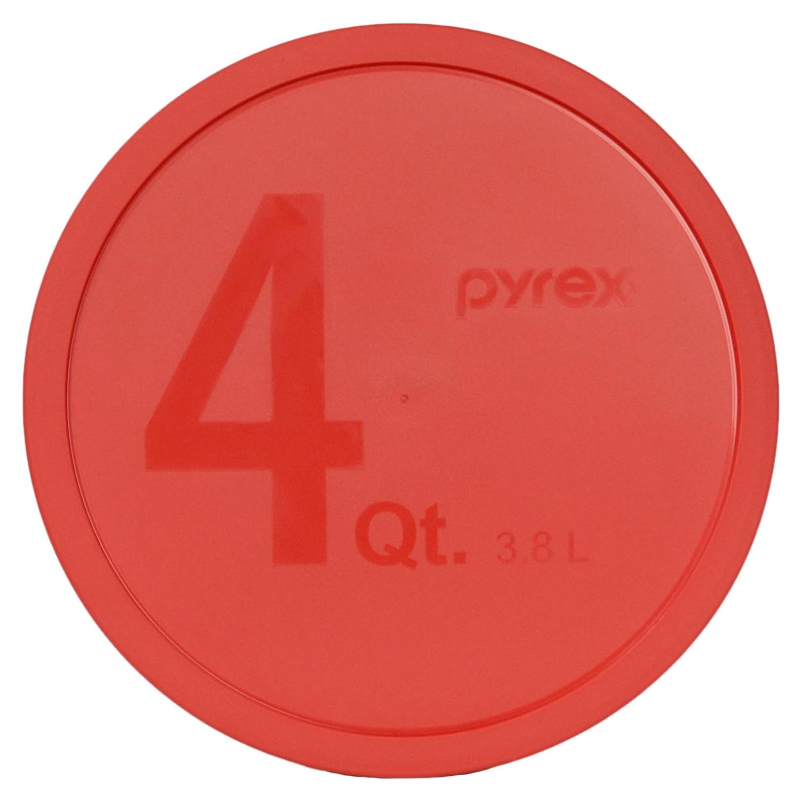 Tapa Roja Pyrex 326-PC para Tazón de 4 Qt - Apta Microondas