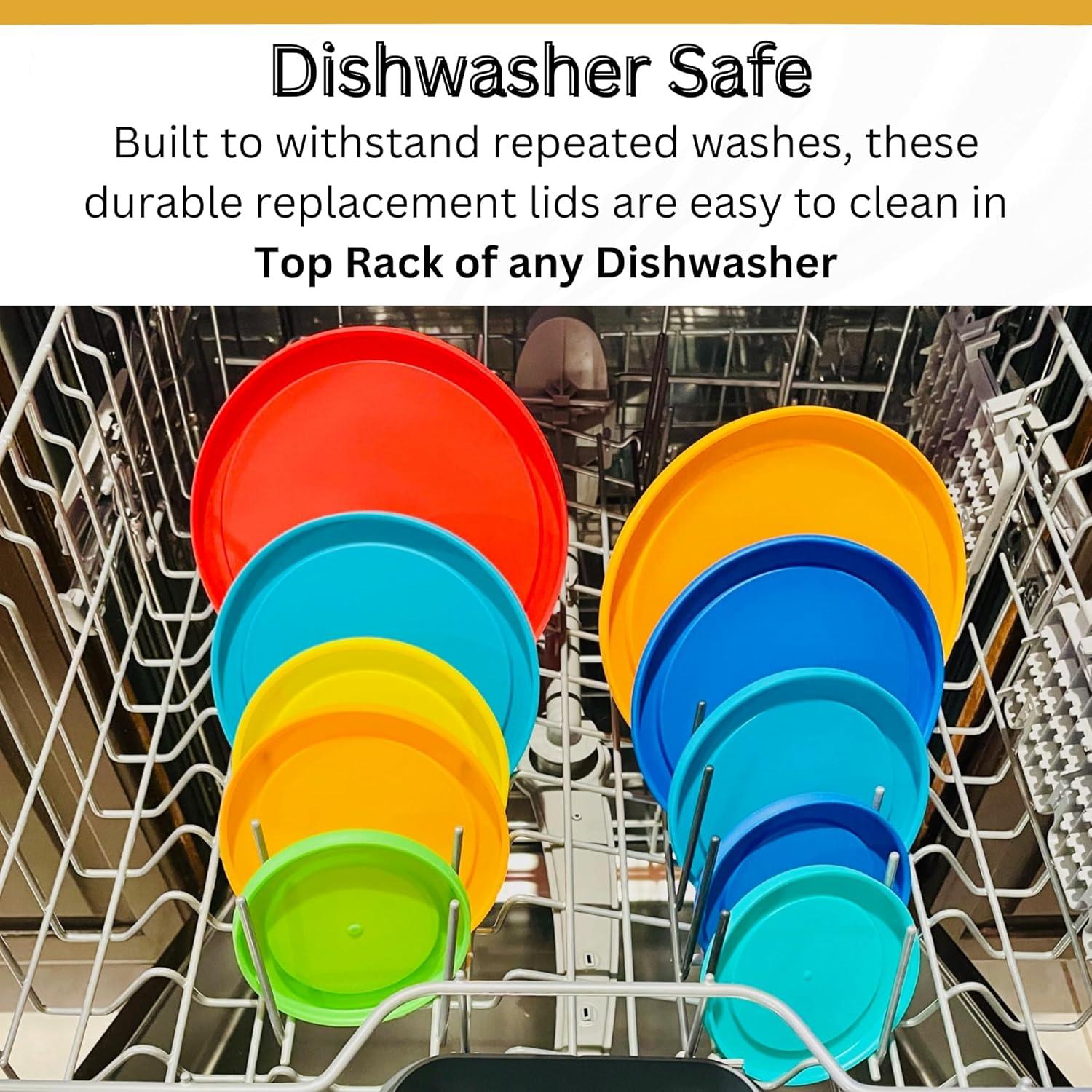 Tapas de Reemplazo Klare Ware 12 Pzas 1-2-4-7 Tazas Azul