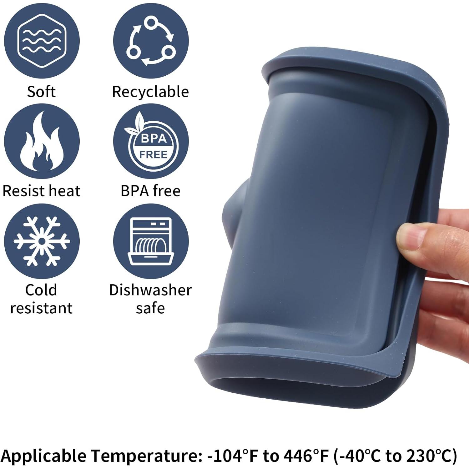 Tapa de Reemplazo EuChoiz para Pyrex 7210-PC 3 Tazas Silicona