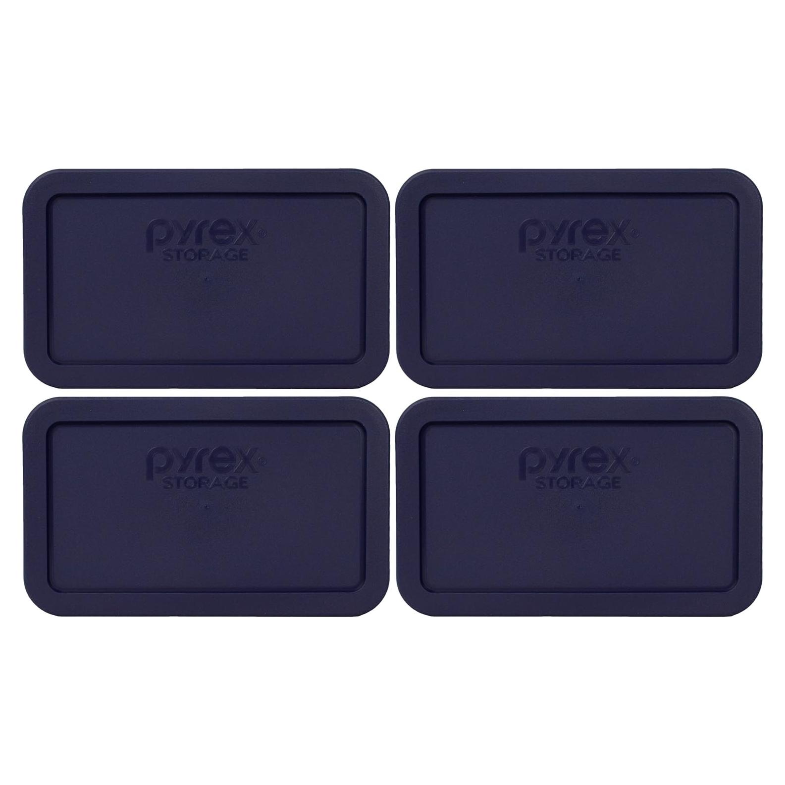 Tapas de Reemplazo Pyrex 7214-PC 4.8 Tazas Azul - 4 Piezas