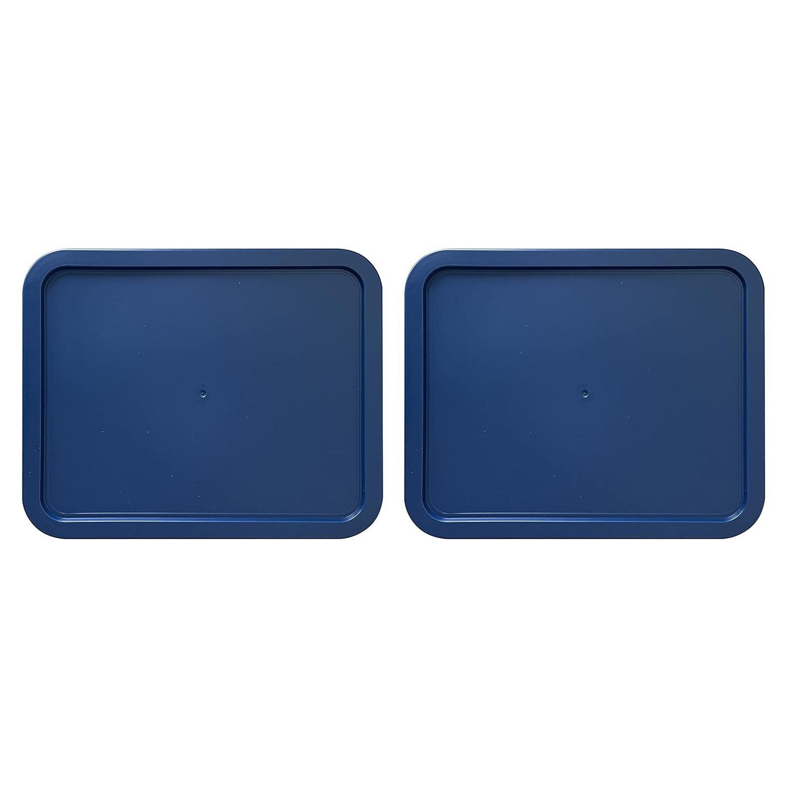 Tapa de Reemplazo Pyrex 11 Tazas Rectangular Azul 2-Pack