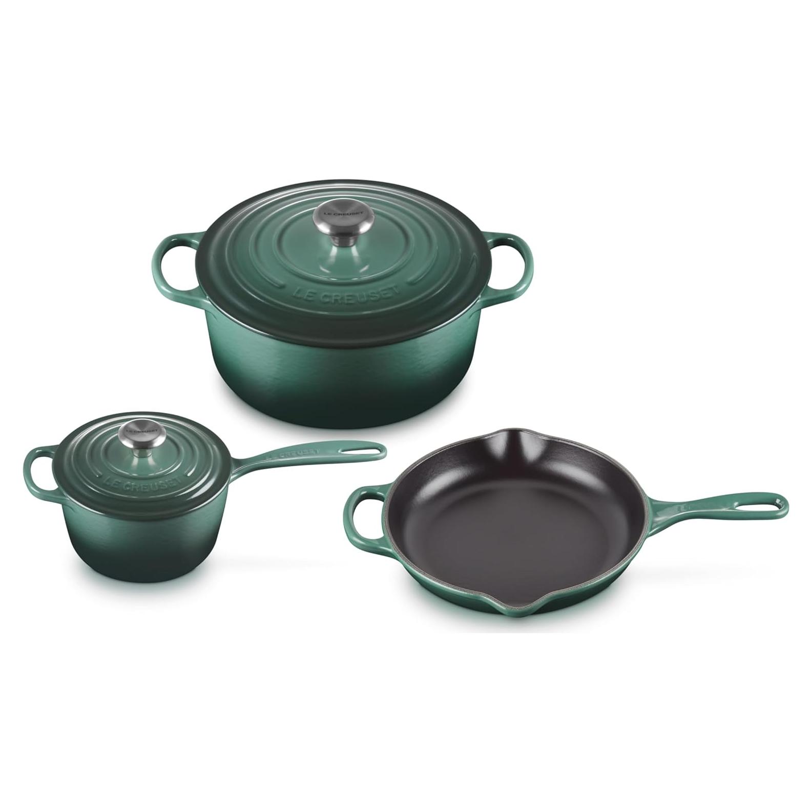 Juego de Utensilios de Cocina Le Creuset 5 Piezas Hierro Fundido Alcachofa