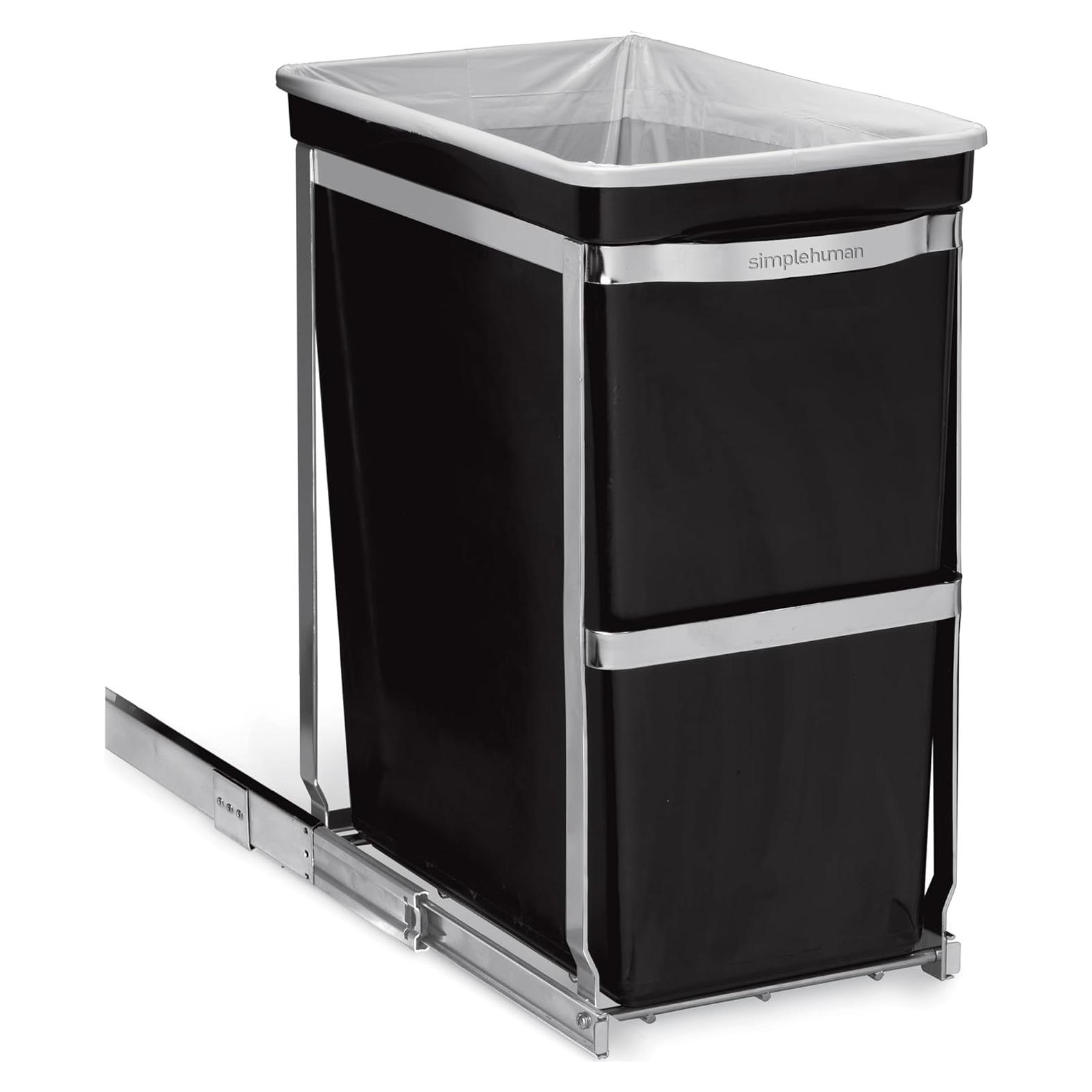 Cubo de Basura Extraíble 30 Litros simplehuman para Cocina