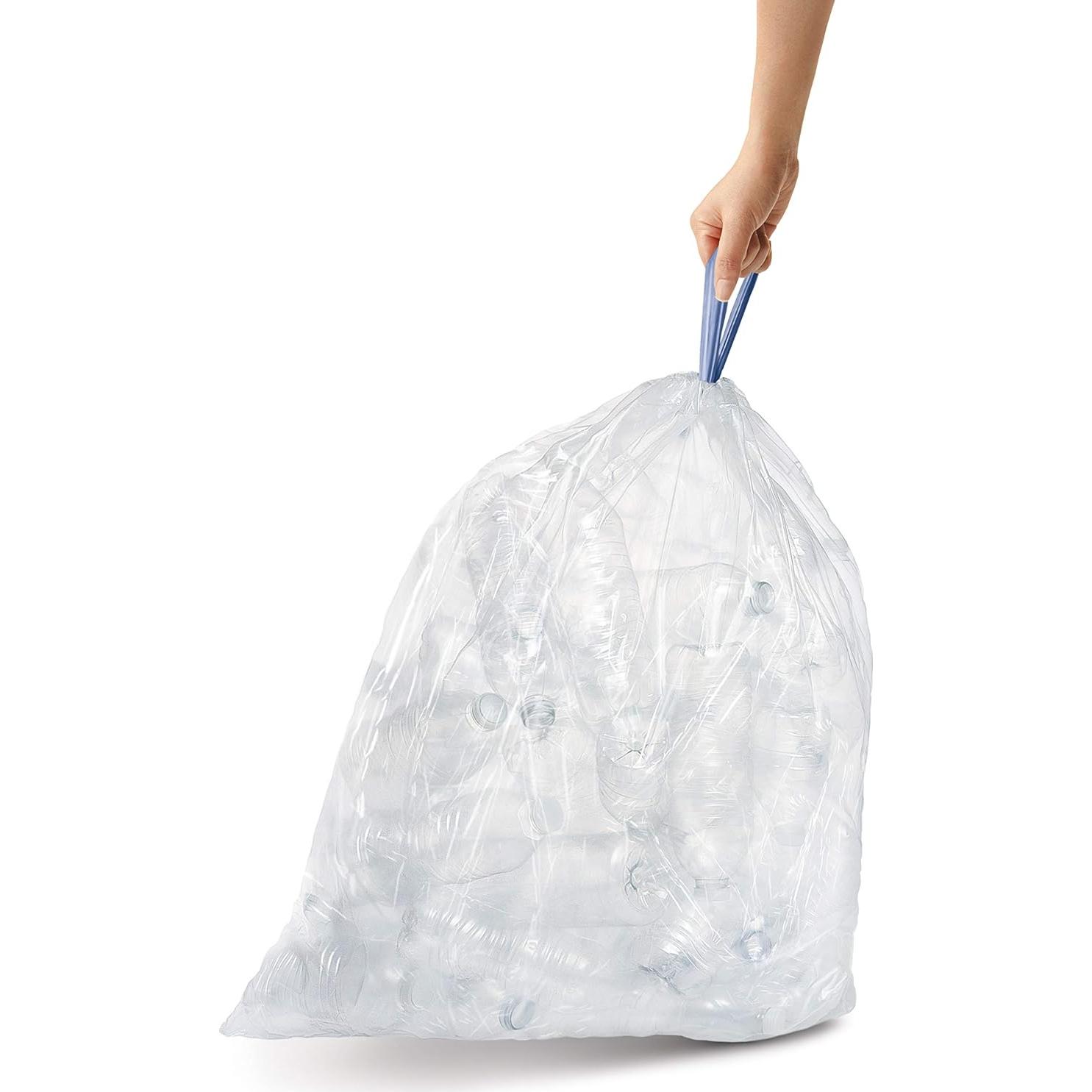 Forros de Basura Ajustados simplehuman Código A 90 Contador 4.5L