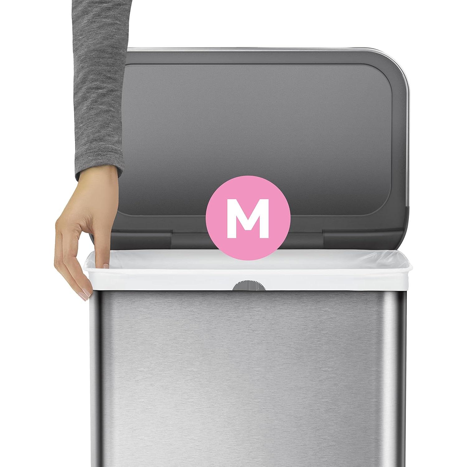 Bolsas de Basura Ajustadas simplehuman Código M 100 Contar 45L