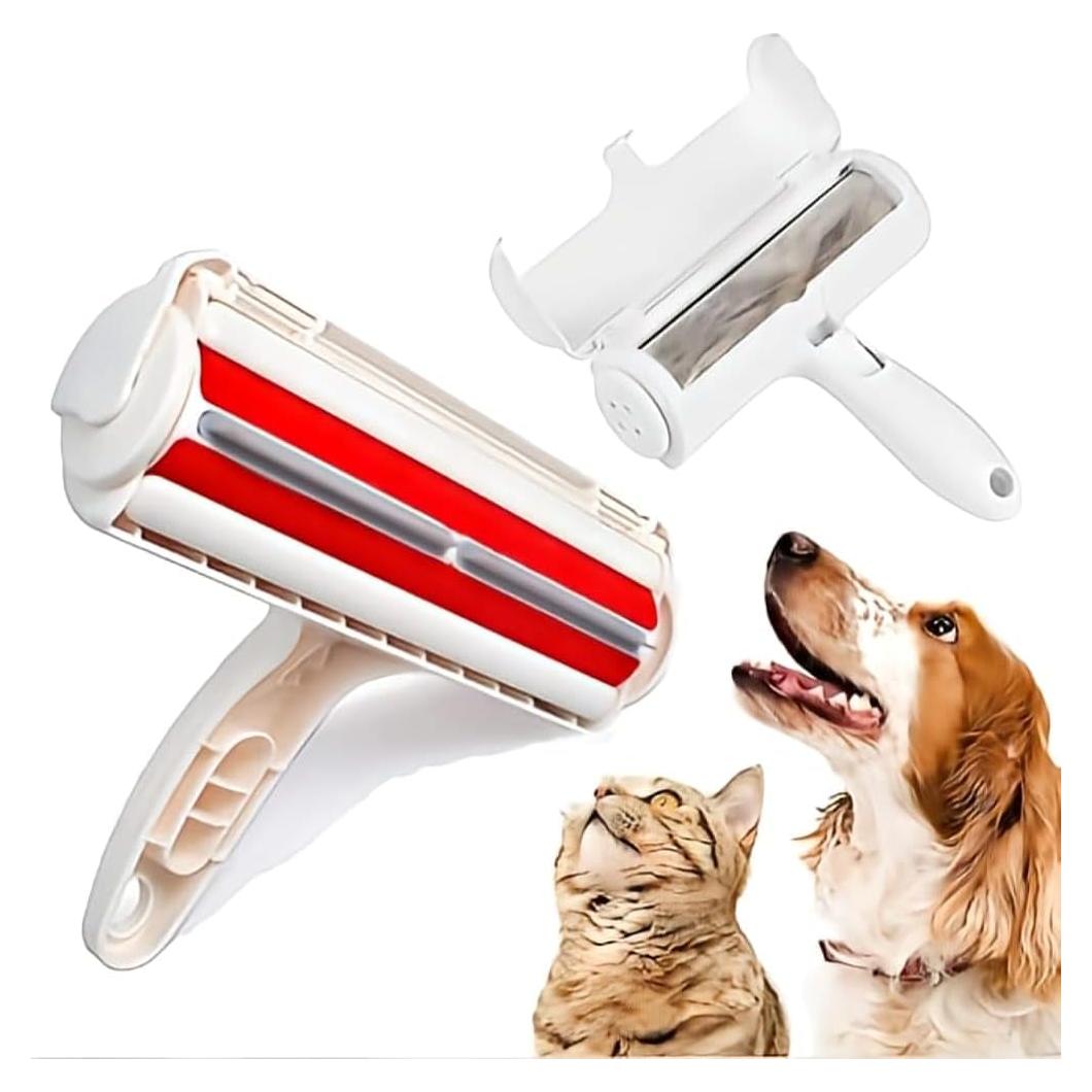 Removedor de Pelo de Mascota Genérico Rojo Reutilizable 167g