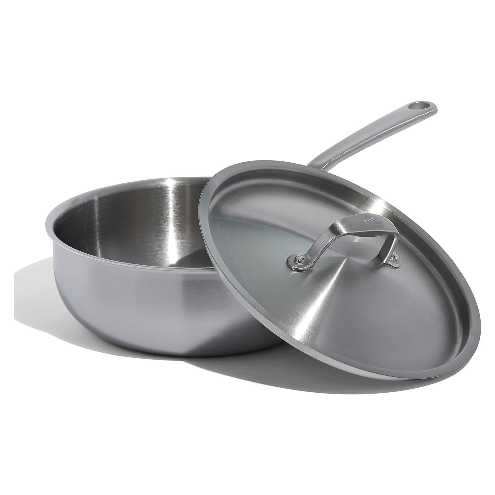 Sartén Saucier Made In 3 Cuartos Acero Inoxidable 5 Capas