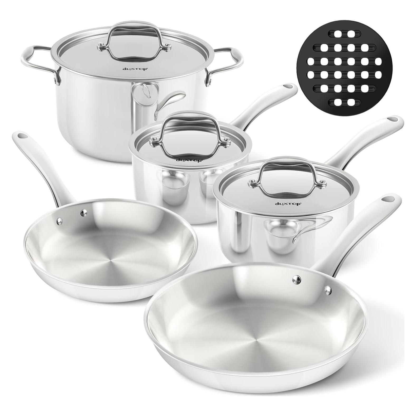 Juego de Utensilios de Cocina Duxtop 9 Piezas Acero Inoxidable