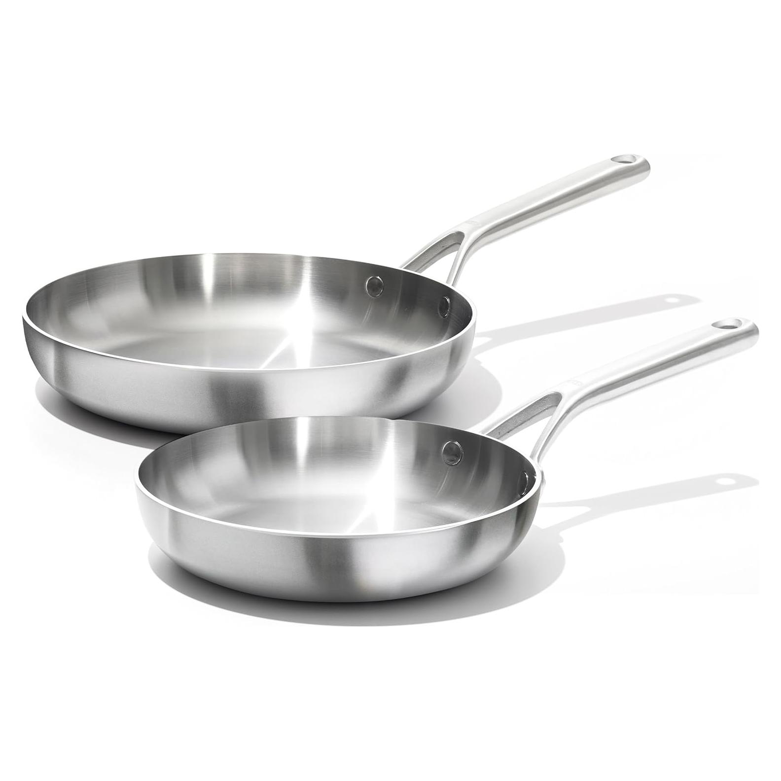 Set de Sartenes OXO Mira Acero Inoxidable 20 y 25 cm Inducción