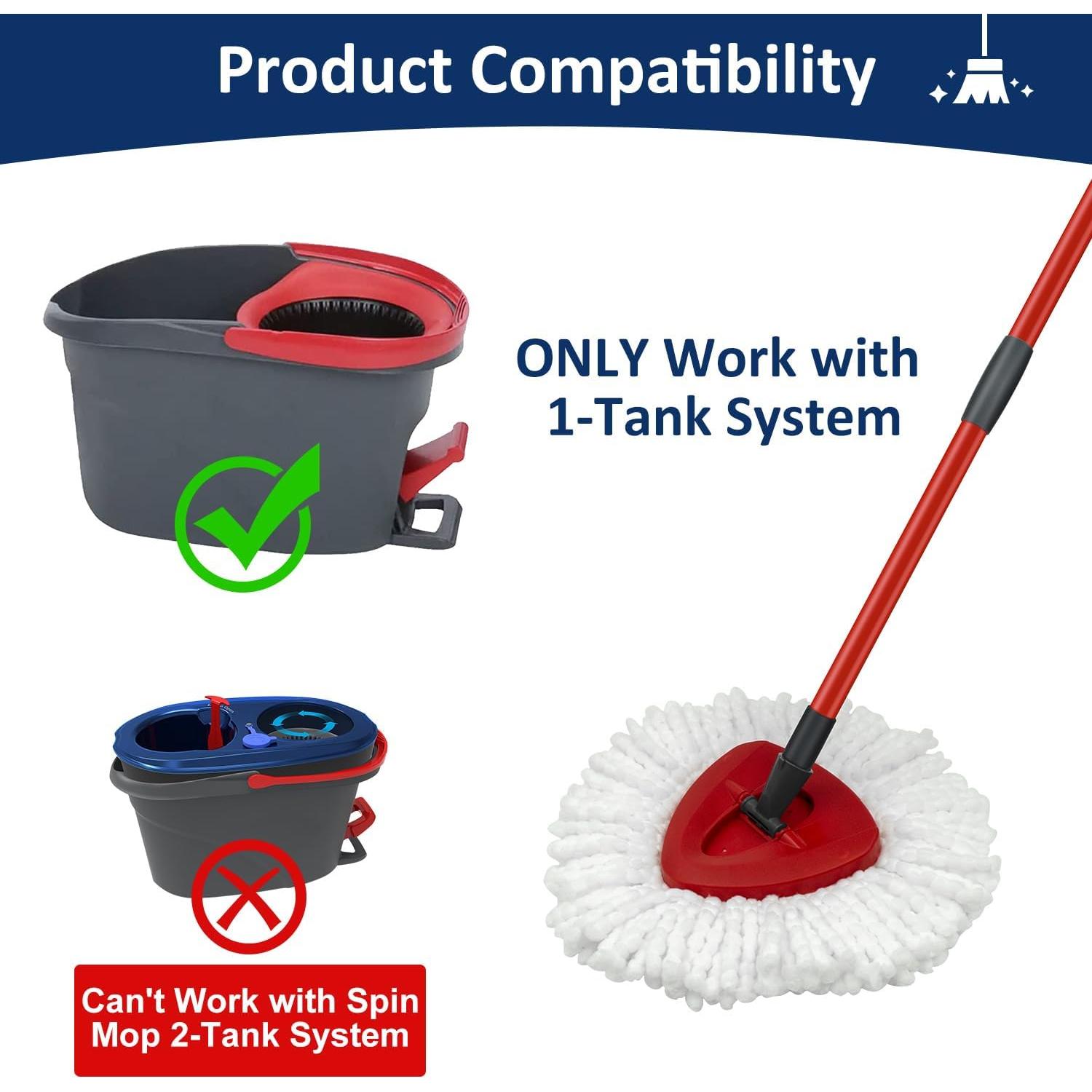 Juego de Repuesto Mop O Cedar EasyWring - Mango Hierro 76-147 cm