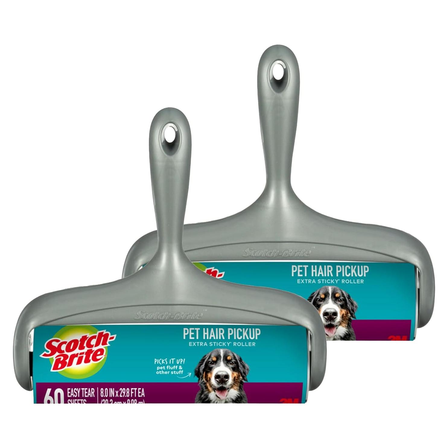 Rodillo Adhesivo Extra Pegajoso Grande Scotch-Brite 60 Hojas