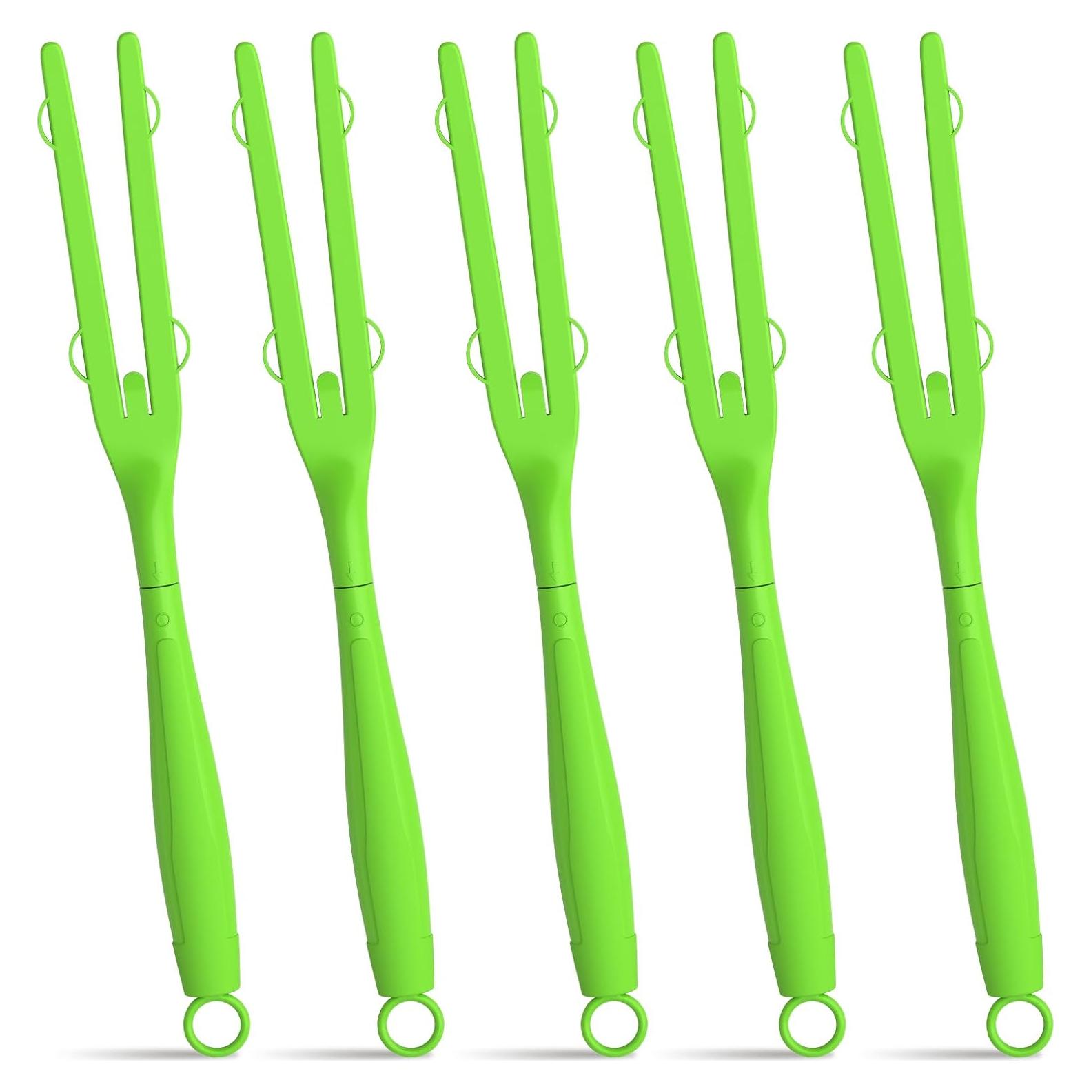 Paquete de 5 Mangos de Repuesto LYASILGC para Plumero Verde