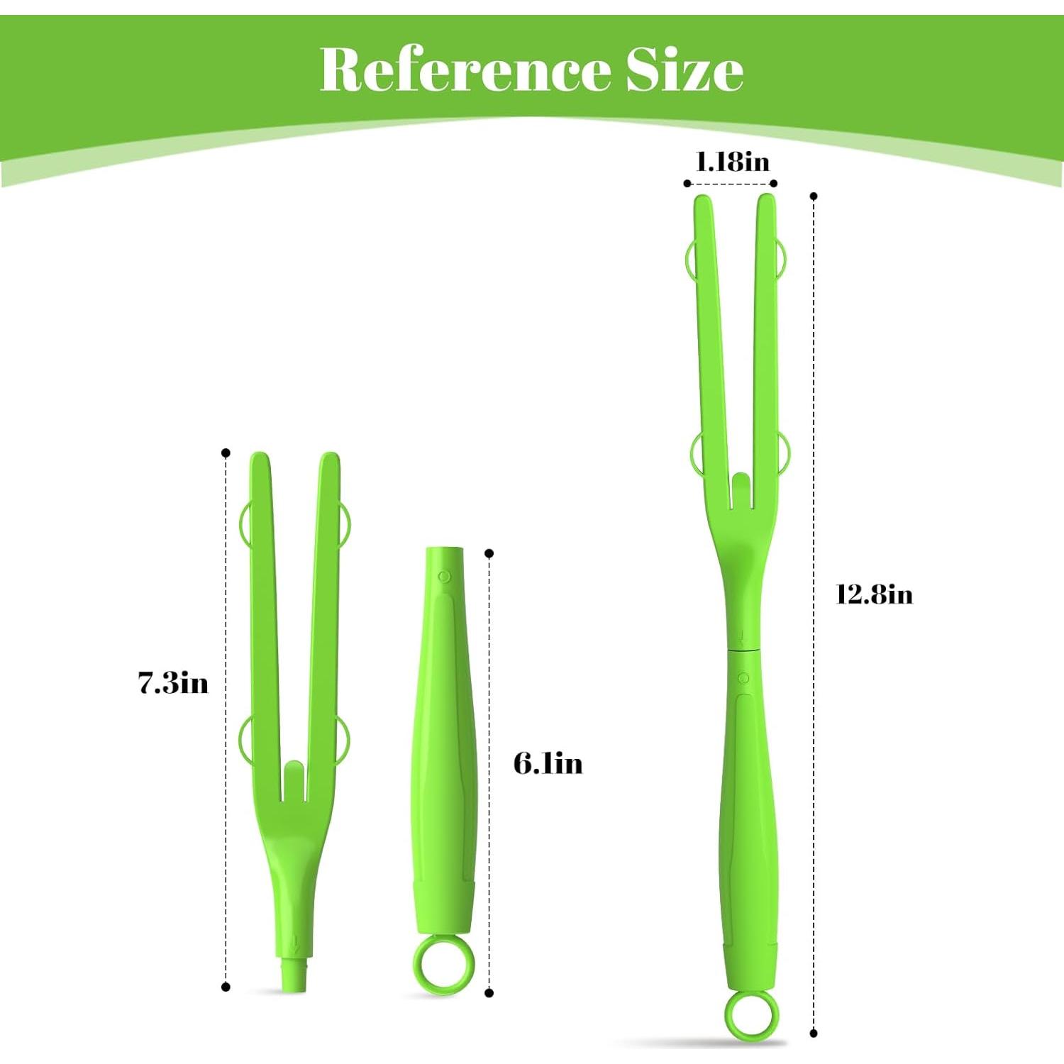 Paquete de 5 Mangos de Repuesto LYASILGC para Plumero Verde
