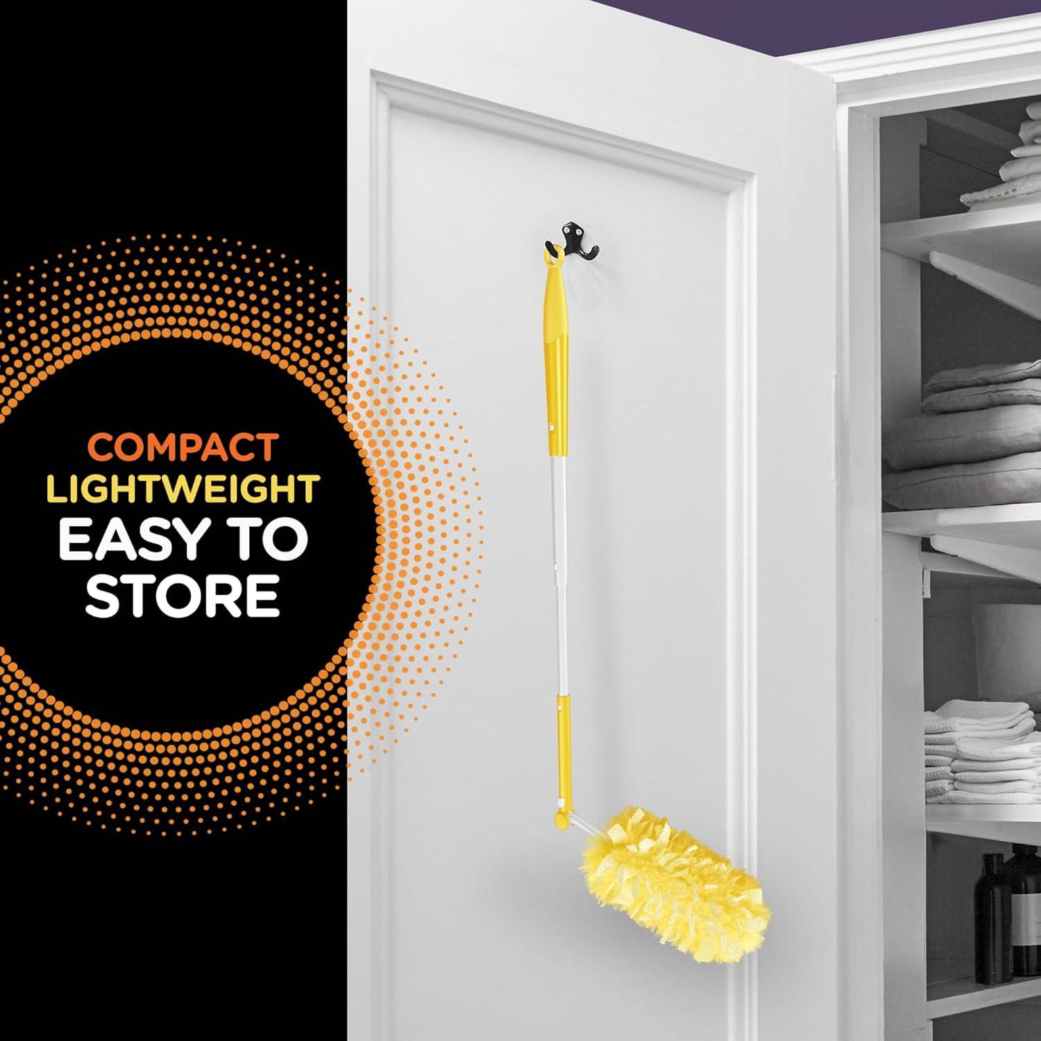 Kit de Limpieza Swiffer 360 Dusters con Mango Extensible - 4 Piezas