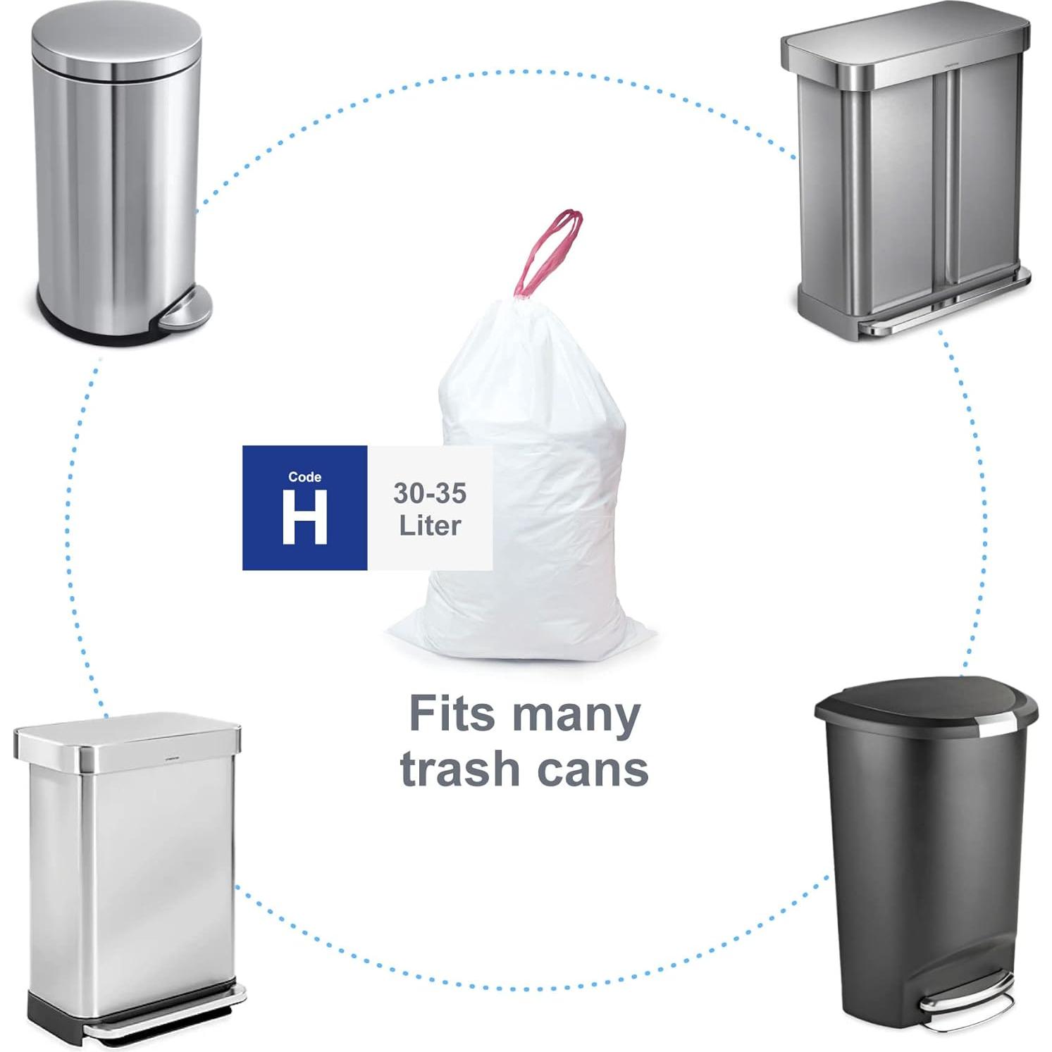 Bolsas de Basura Extreme Consumer 35L Cierre de Cuerda - 2 Unidades