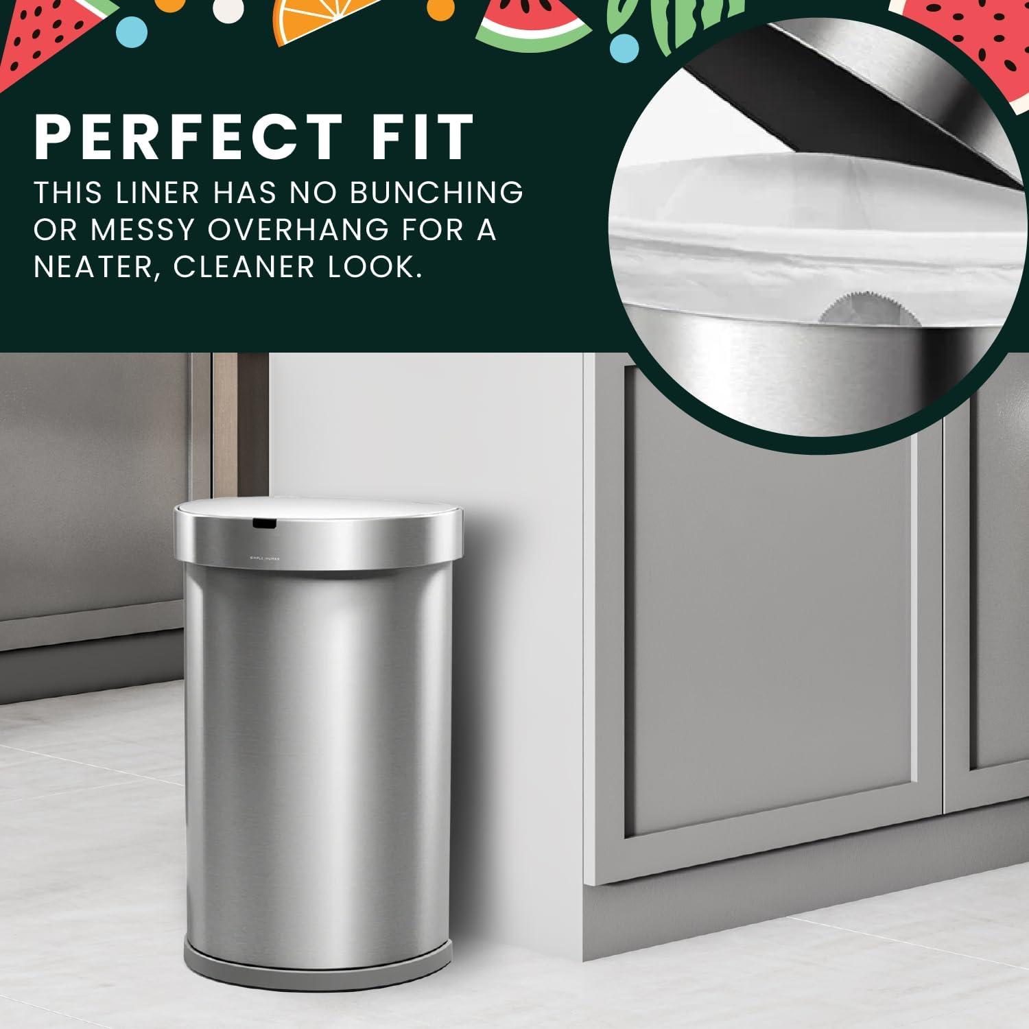 Bolsas de Basura Melon Basics Código J 45L 100 Unidades Sin Fragancia