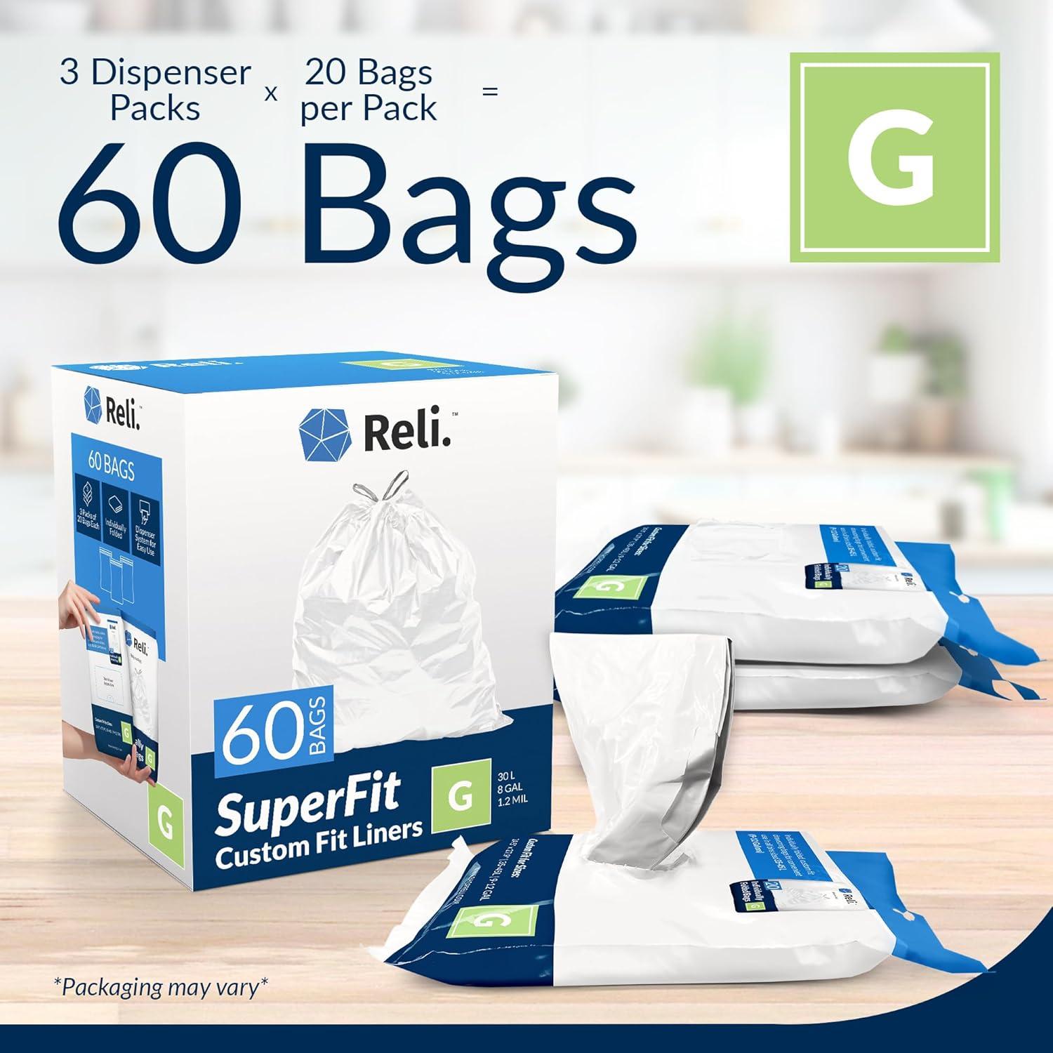Bolsas de Basura Reli. SuperFit Cód. G 60 Unidades 30L