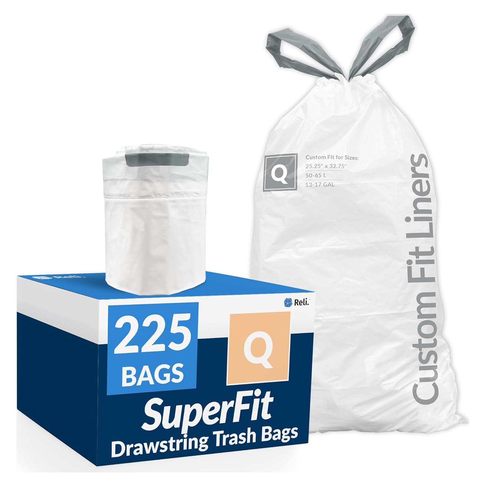 Bolsas de Basura Reli. SuperFit Código Q 225 Unidades 49L