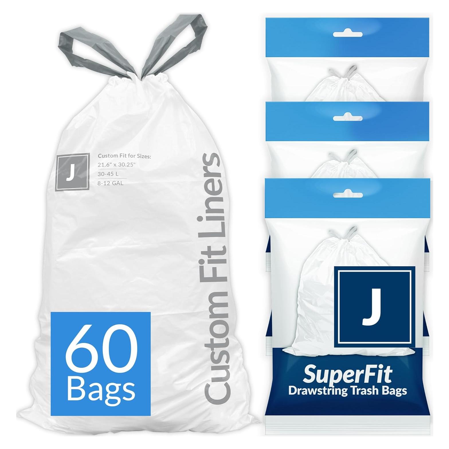 Bolsas de Basura Reli. SuperFit Código J - 60 Unidades 45L