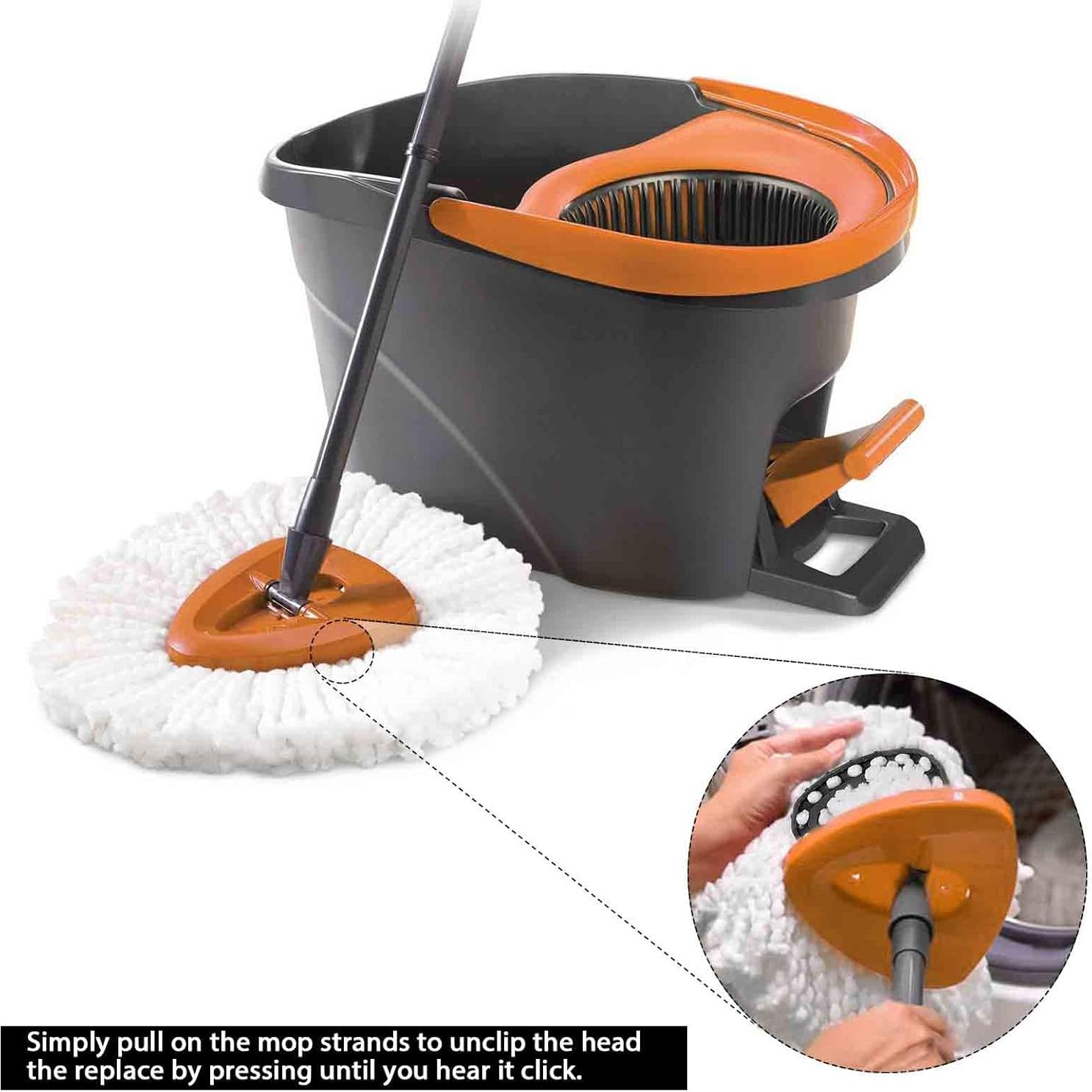 Cabezas de Repuesto para Mop de Giro 10Pack Microfibra High-PQ