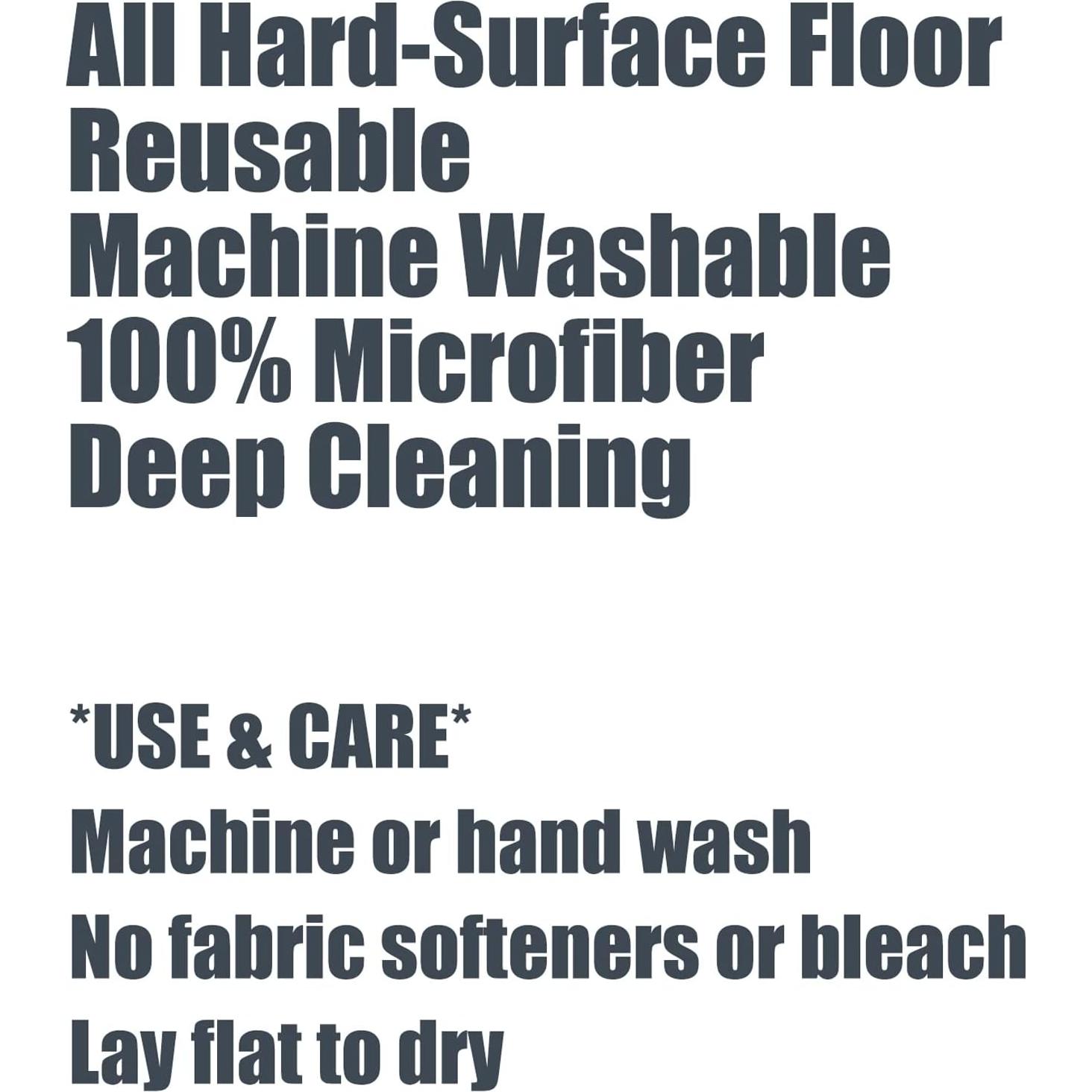 Cabezales de Reemplazo para Fregona Homsis - 2 Unidades Microfibra