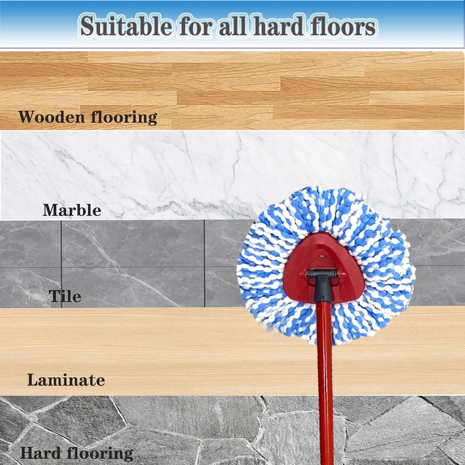 Cabezas de Repuesto para Mop 4 Pack Fazlynyi Microfibra