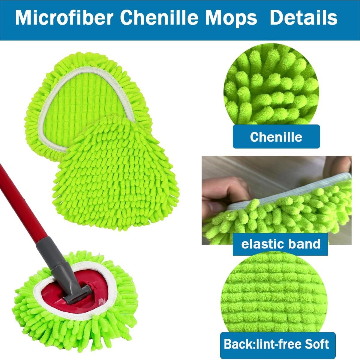 Cabezas de Mopa Chenille Reemplazo Ocedar 6PCS Lavables