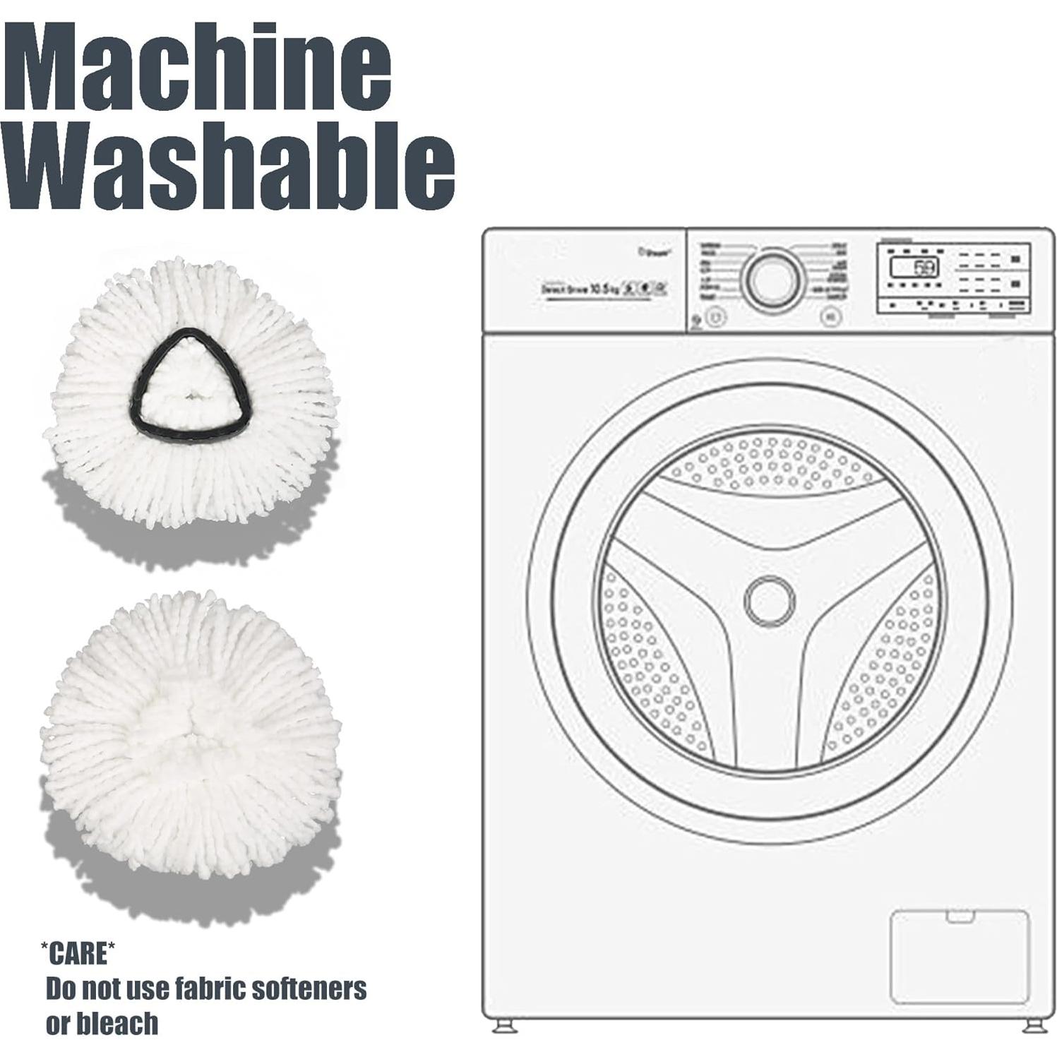 Kit de Repuesto 7 Cabezas Microfibra Homsis para Fregadora