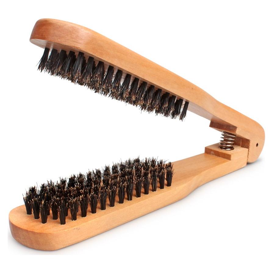 Peine Doble Antiestático de Madera Amariver 21.5cm