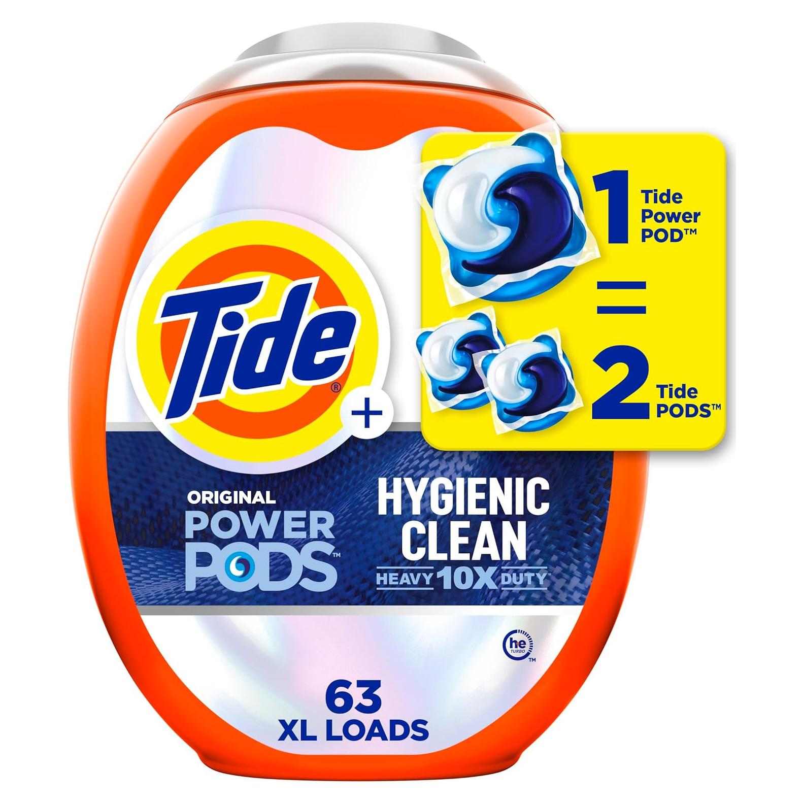 Detergente para Ropa Tide PODS Original 63 Unidades 10x Poder