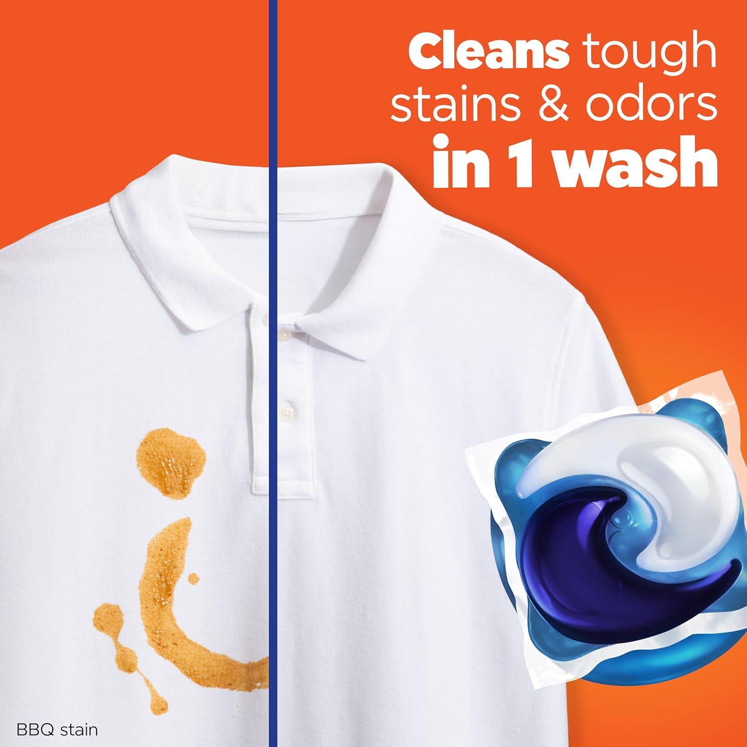 Tide PODS Detergente para Ropa 3-en-1 Aroma Pradera 42 Unidades