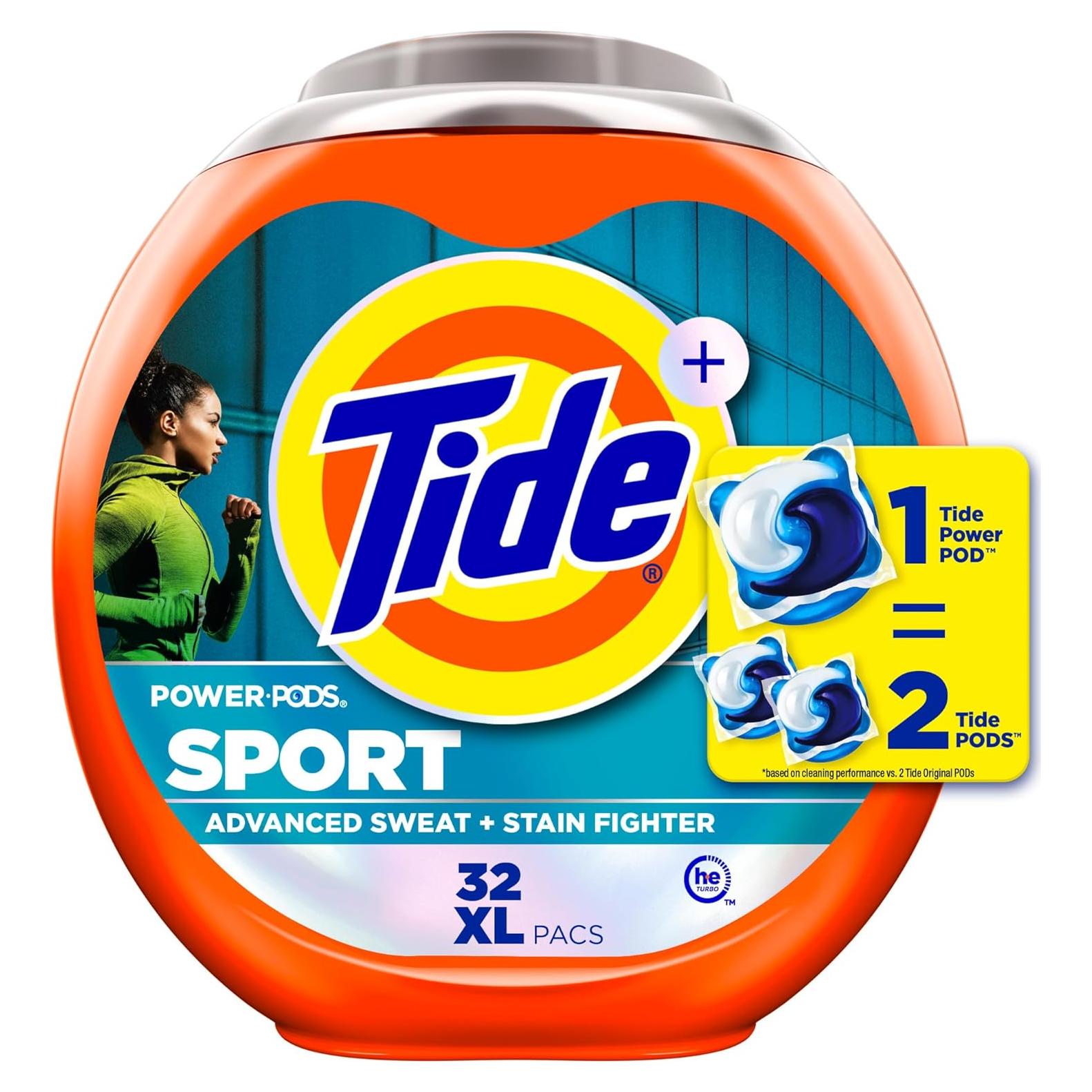 Detergente Tide Power Pods Febreze Sport 32 Unidades 1.36 kg