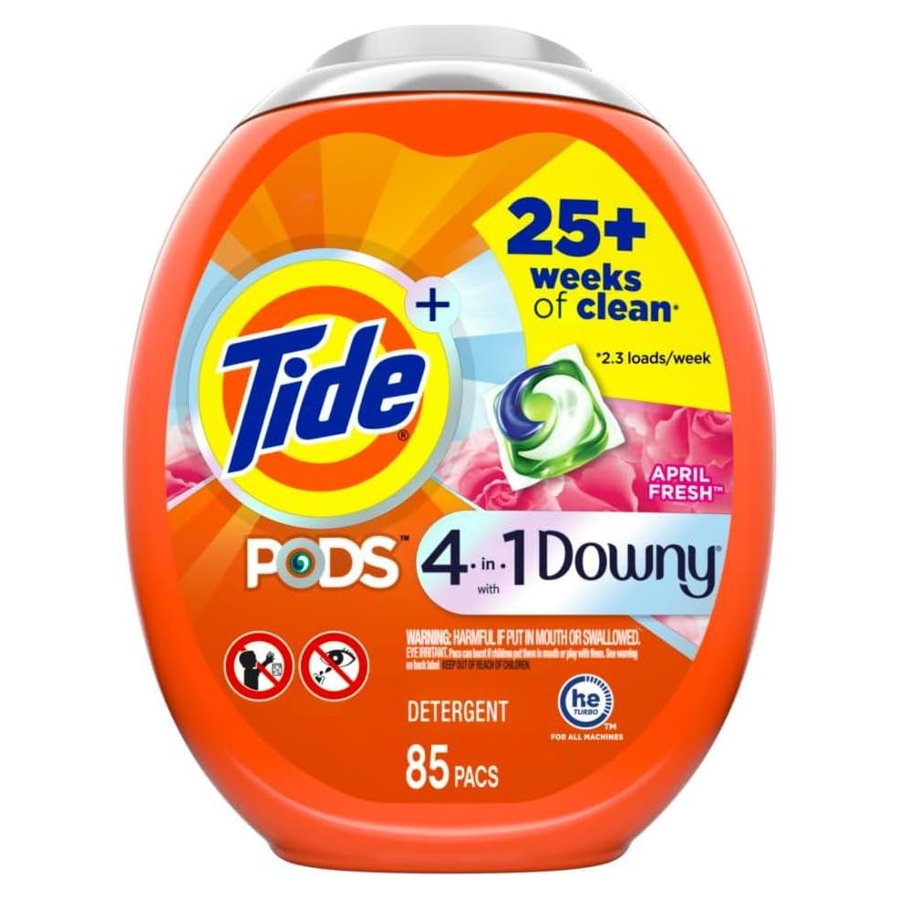Tide PODS Plus Downy 85 unidades Detergente Líquido Ropa