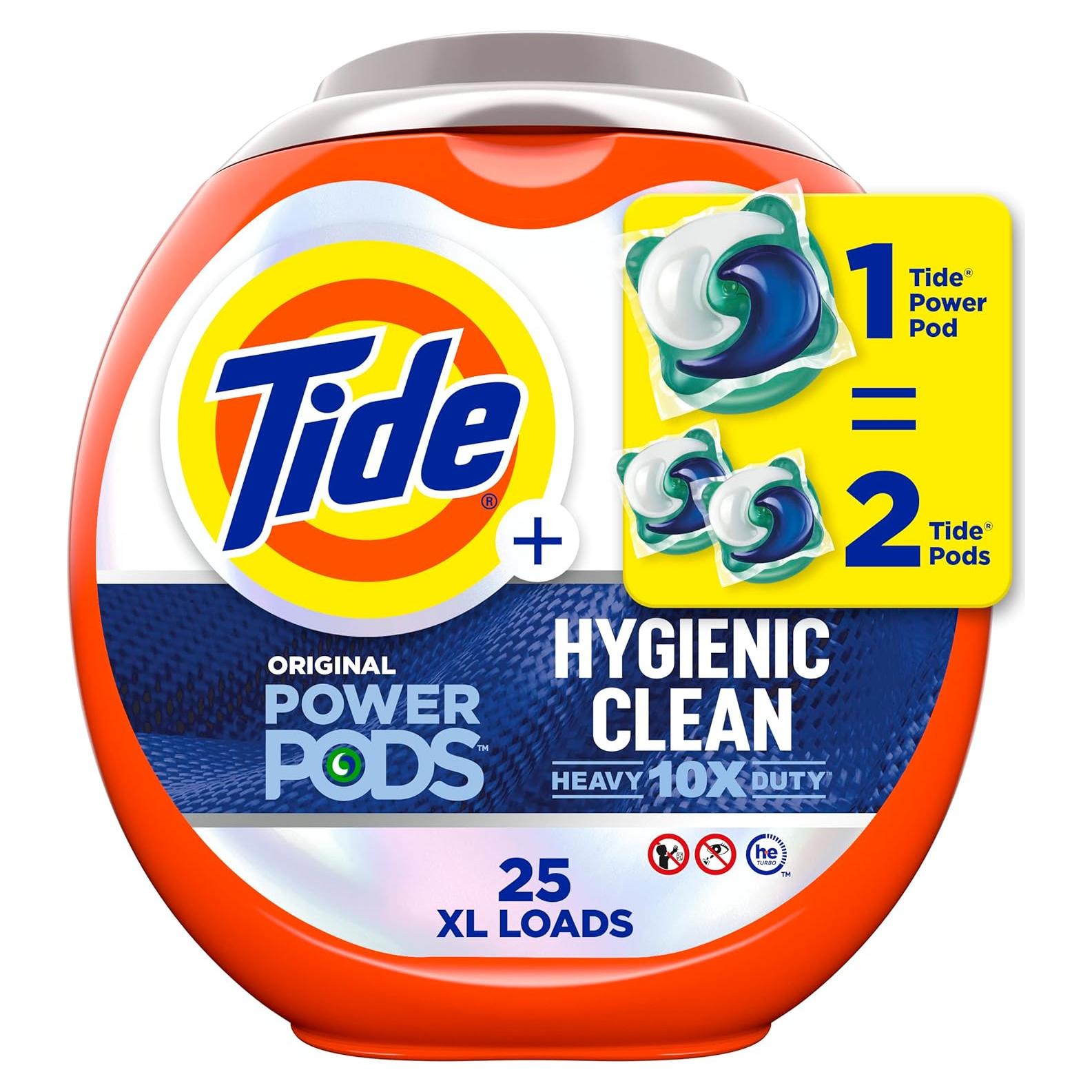 Detergente para Ropa Tide 10X Poder PODS Original 25 Unidades