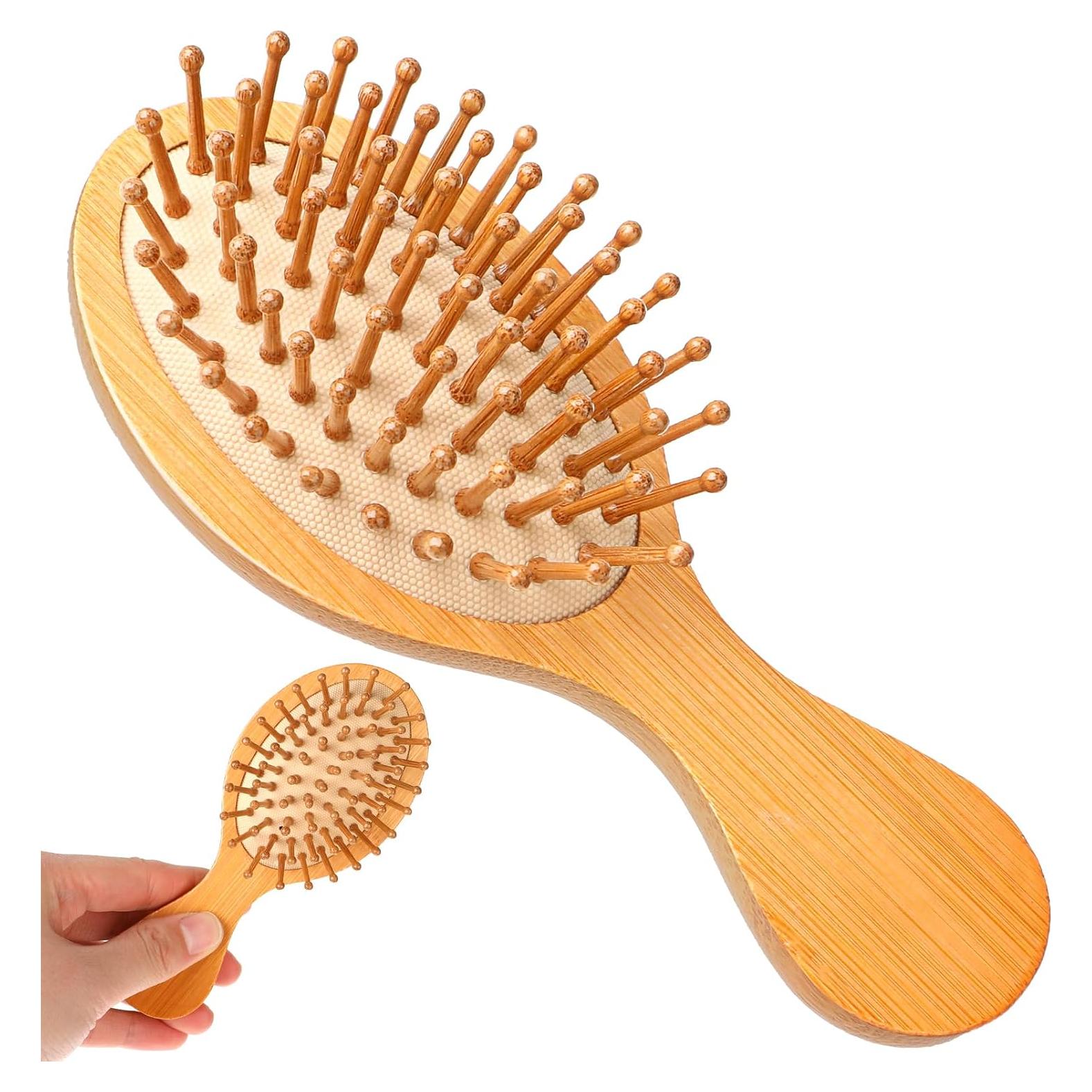 Cepillo de Bambú MOZEAT LENS para Crecimiento del Cabello 14x6cm