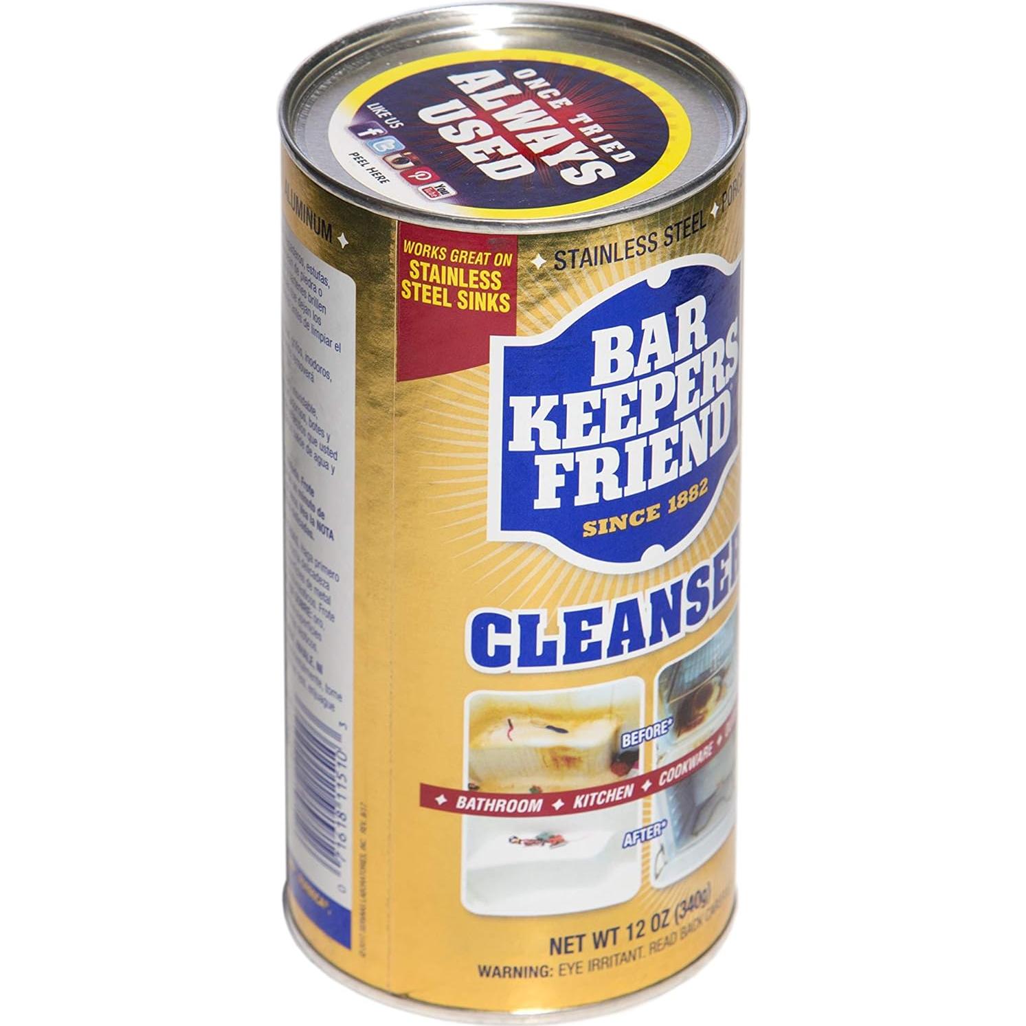 Limpiador en polvo Bar Keepers Friend 340 g - Paquete de 4
