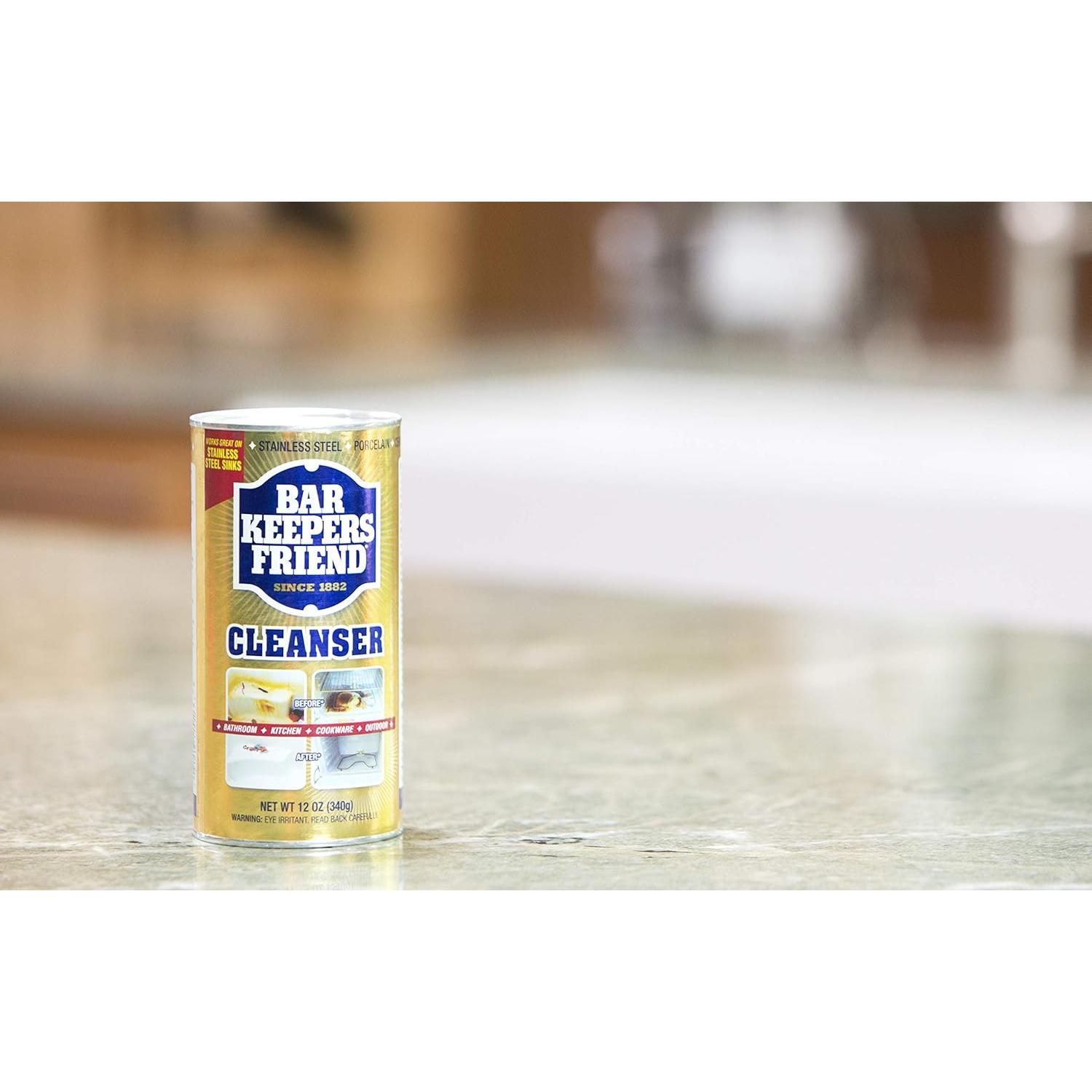 Limpiador en polvo Bar Keepers Friend 340 g - Paquete de 4