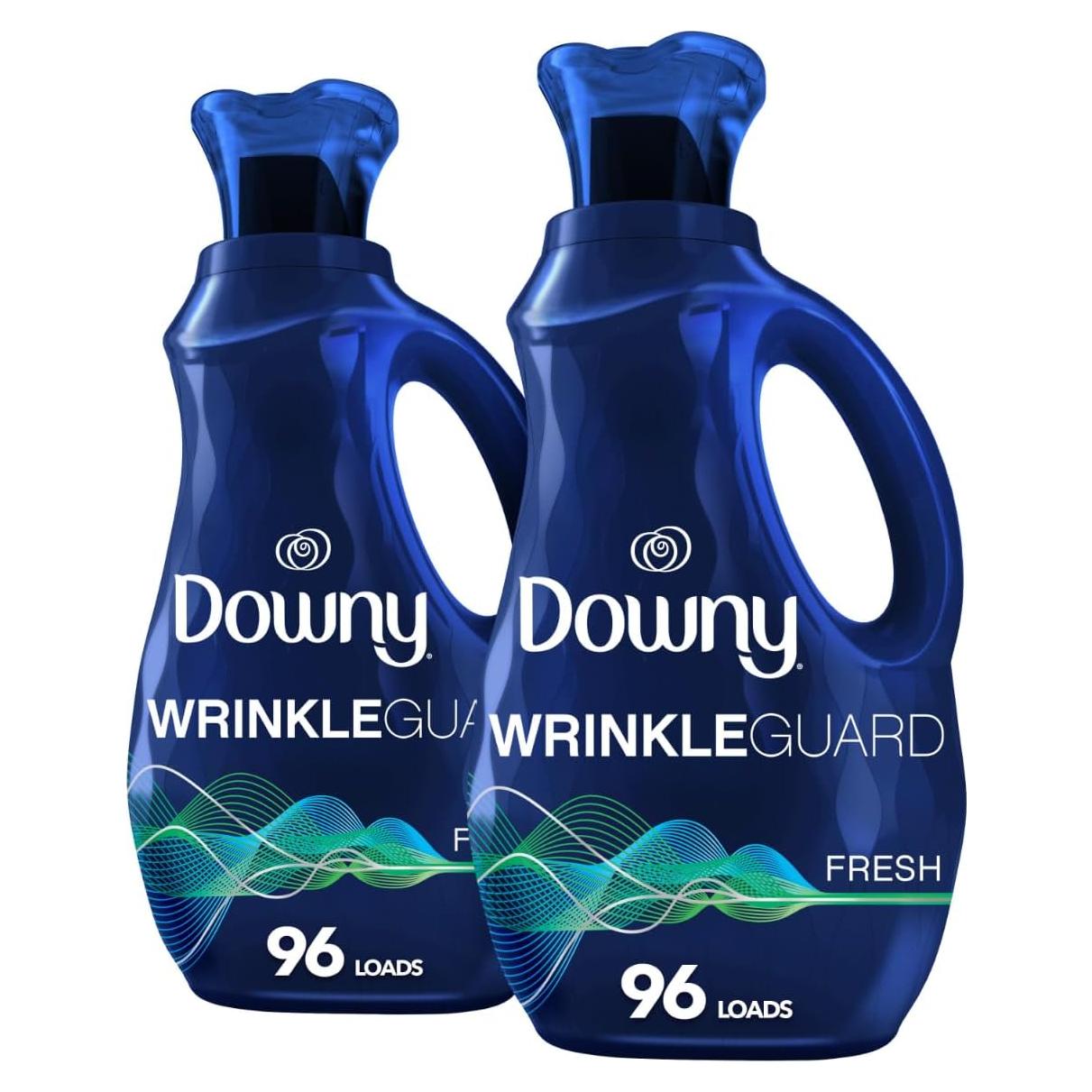 Suavizante de Tela Líquido Downy WrinkleGuard 1.42L Pack 2 Aroma Fresco