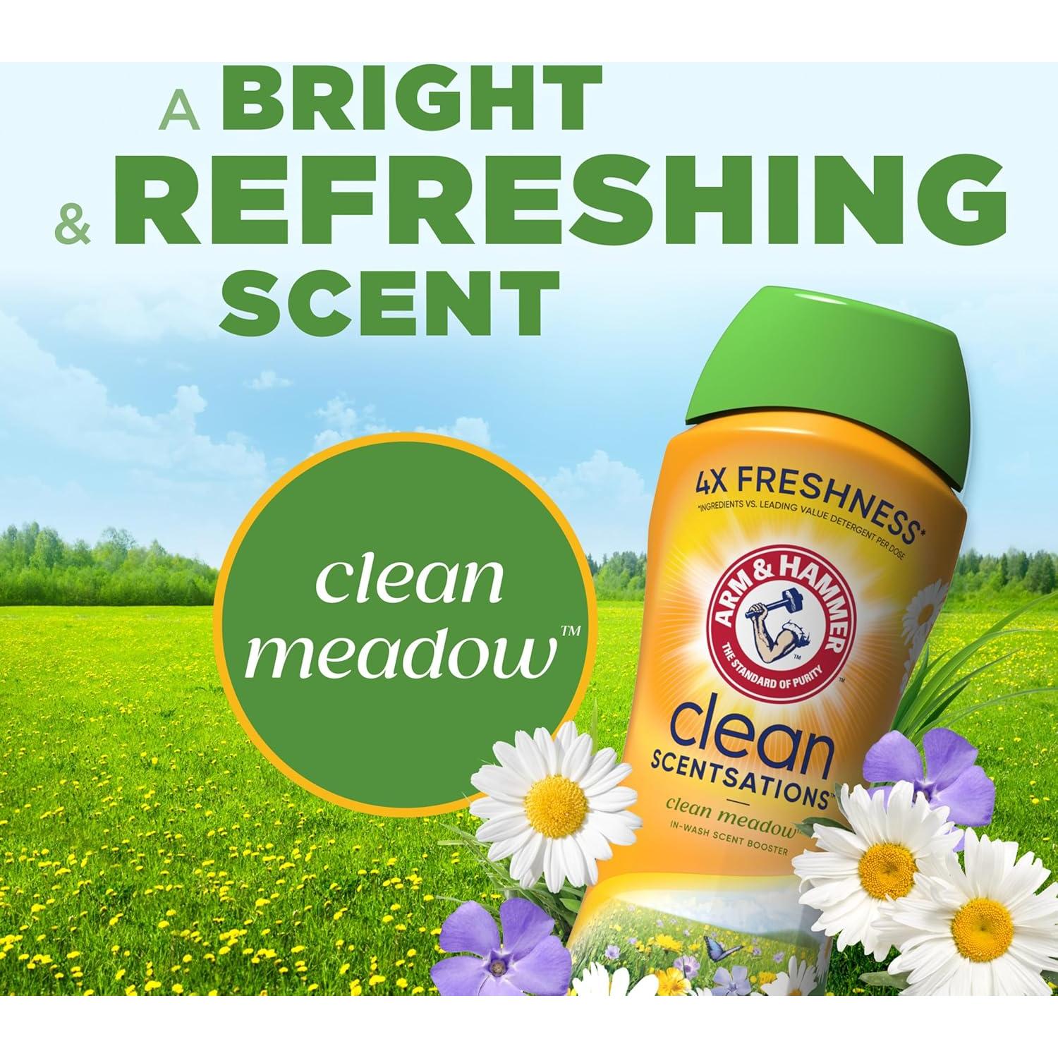 Aumentador de Fragancia en Lavado ARM & HAMMER 24 Oz Pradera Limpia
