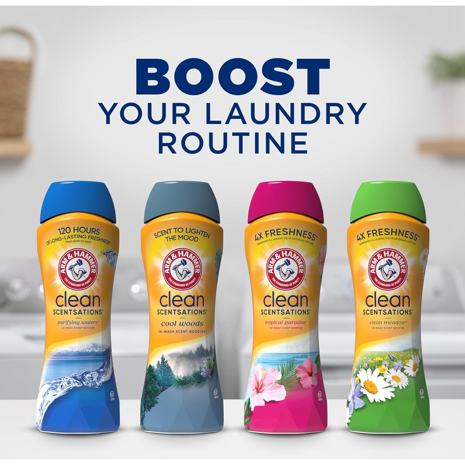 Aumentador de Fragancia en Lavado ARM & HAMMER 24 Oz Pradera Limpia