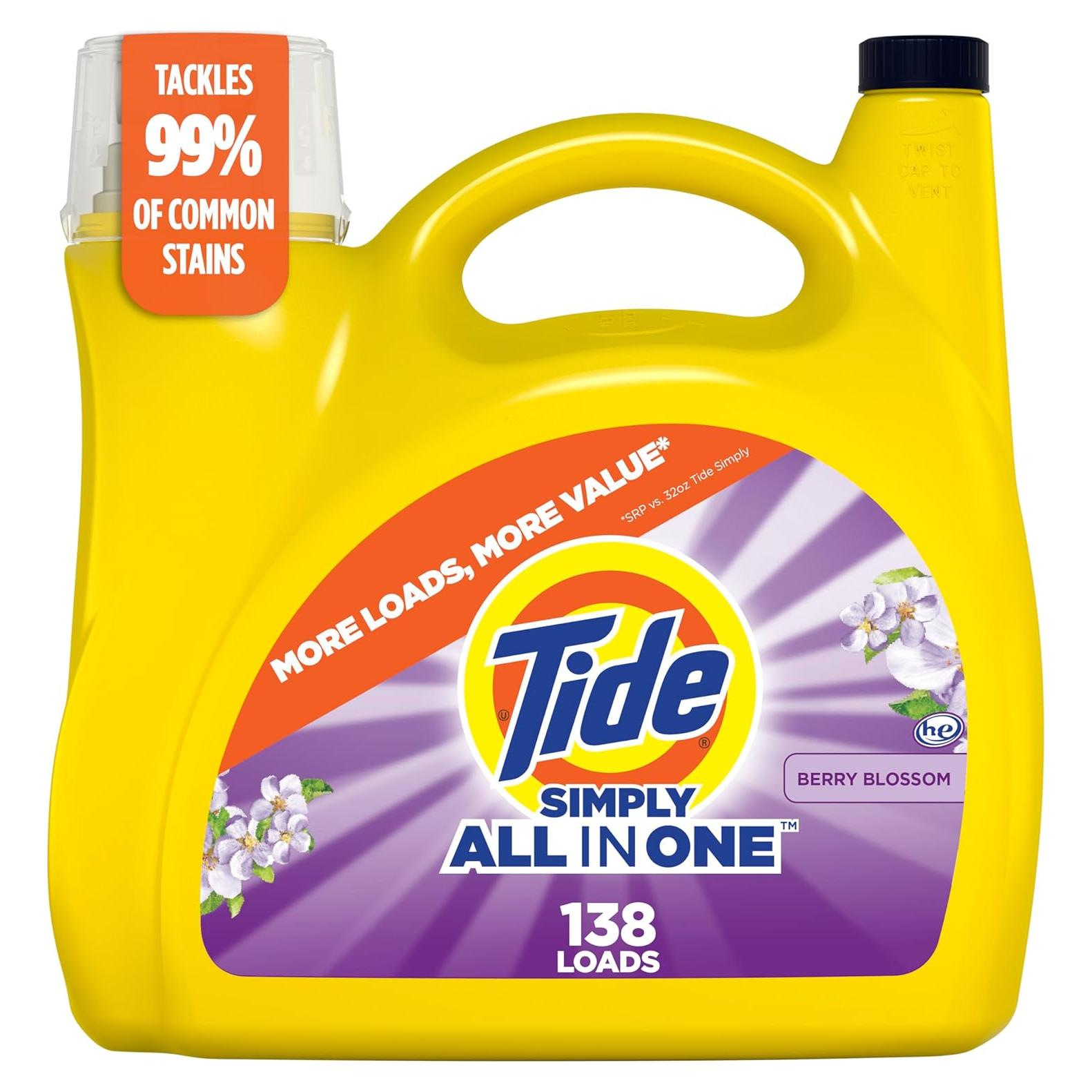 Detergente Líquido Tide Simply Aroma a Flor de Baya 5.38L
