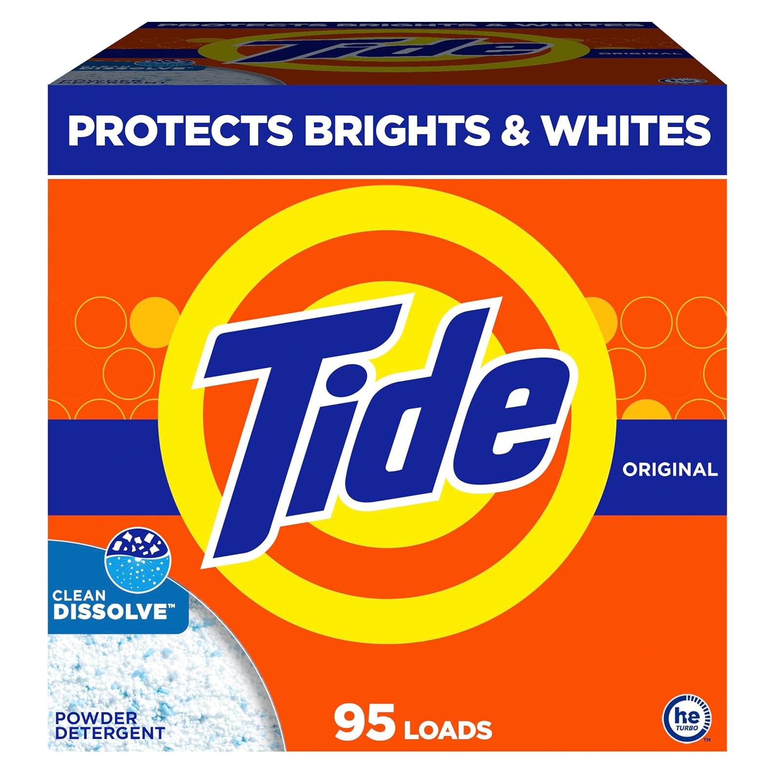 Detergente en polvo Tide Original 3.06 kg - 95 cargas