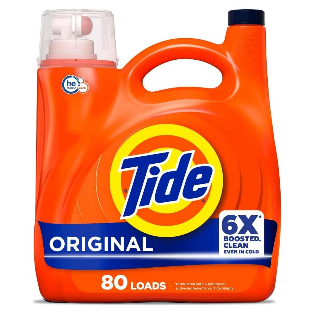 Detergente Líquido para Ropa Tide Original 2.96 L - 80 Lavados