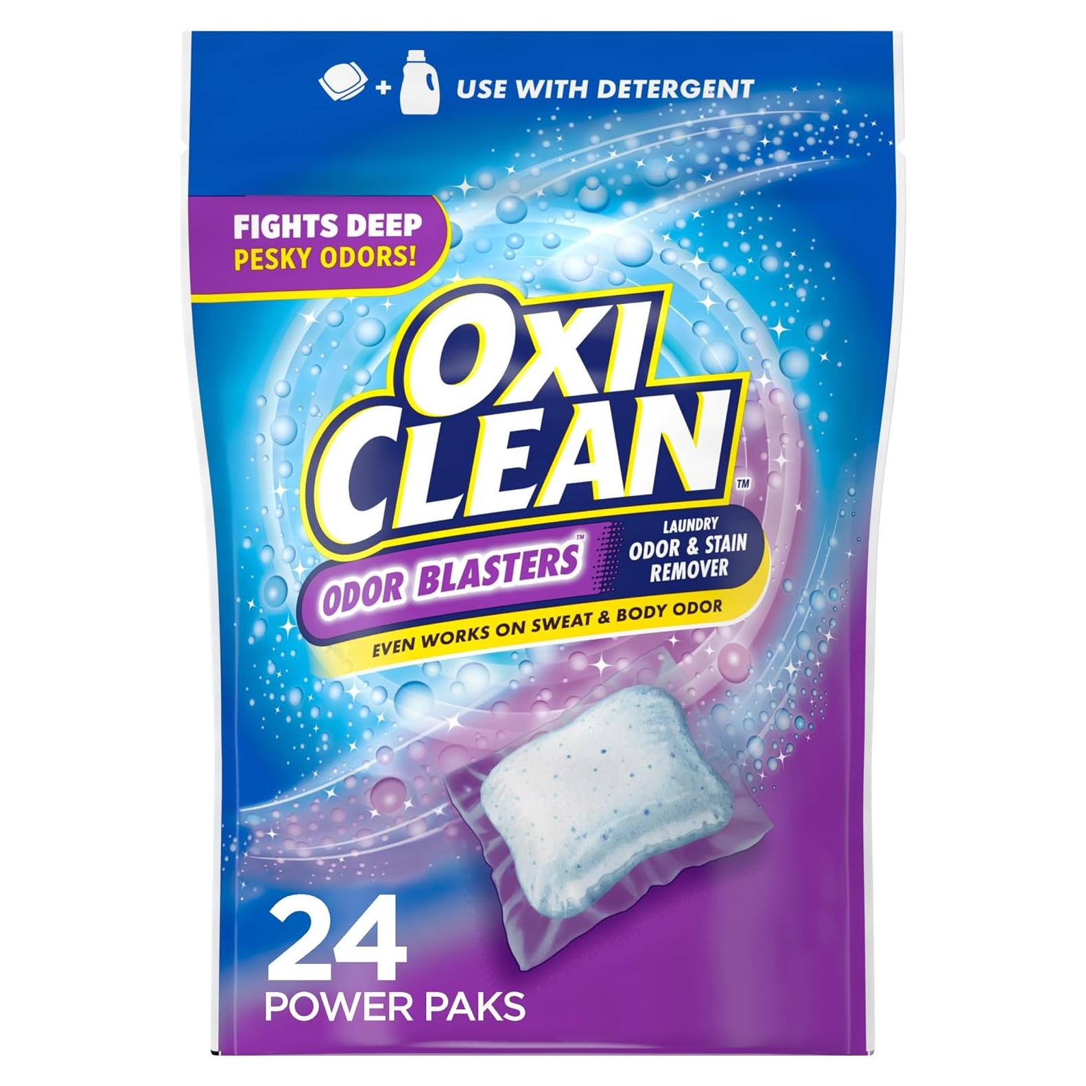 OxiClean Eliminador de Olores y Manchas 24 Paquetes